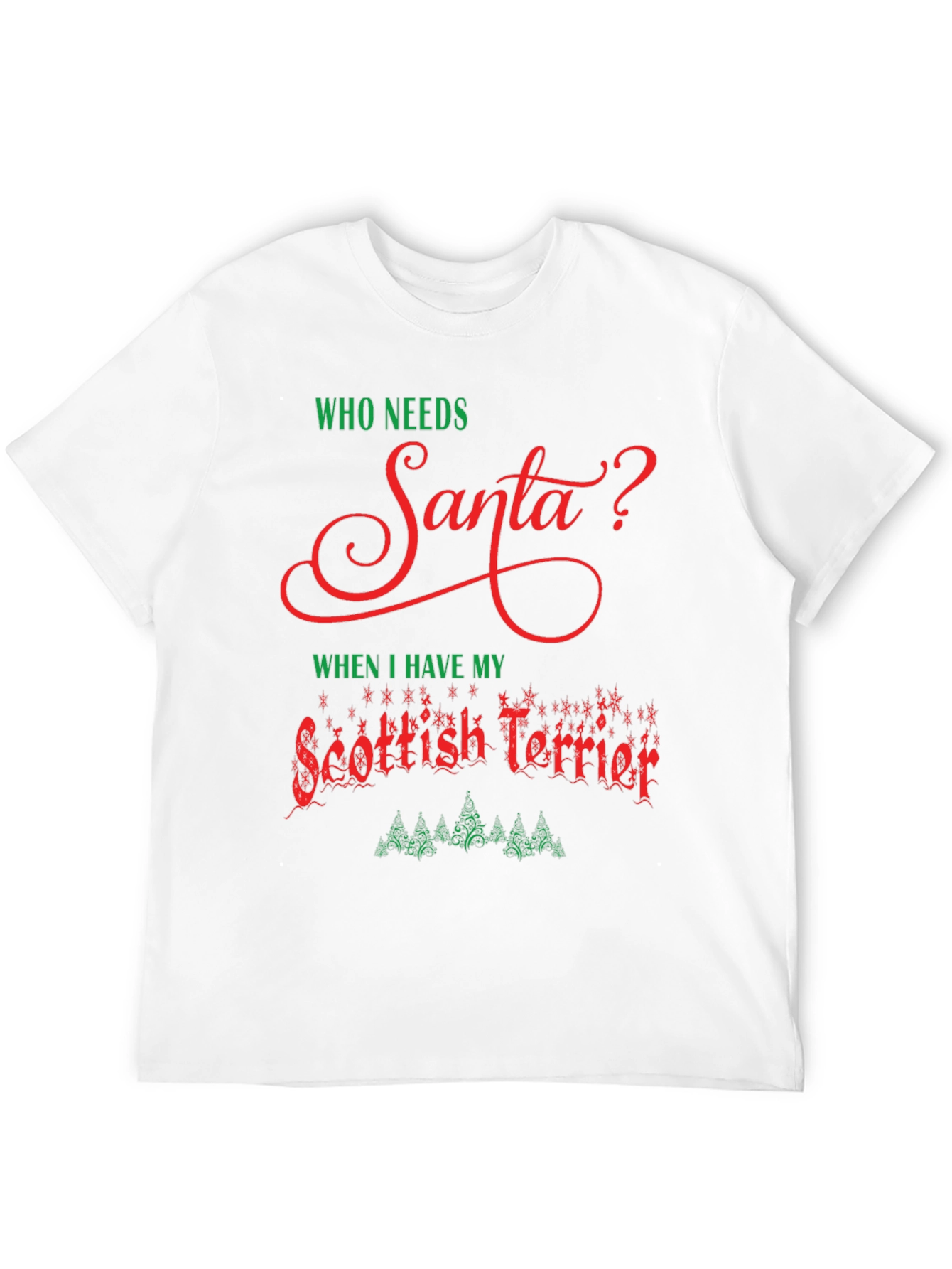 Funny Scottish Terrier Christmas T-Shirt