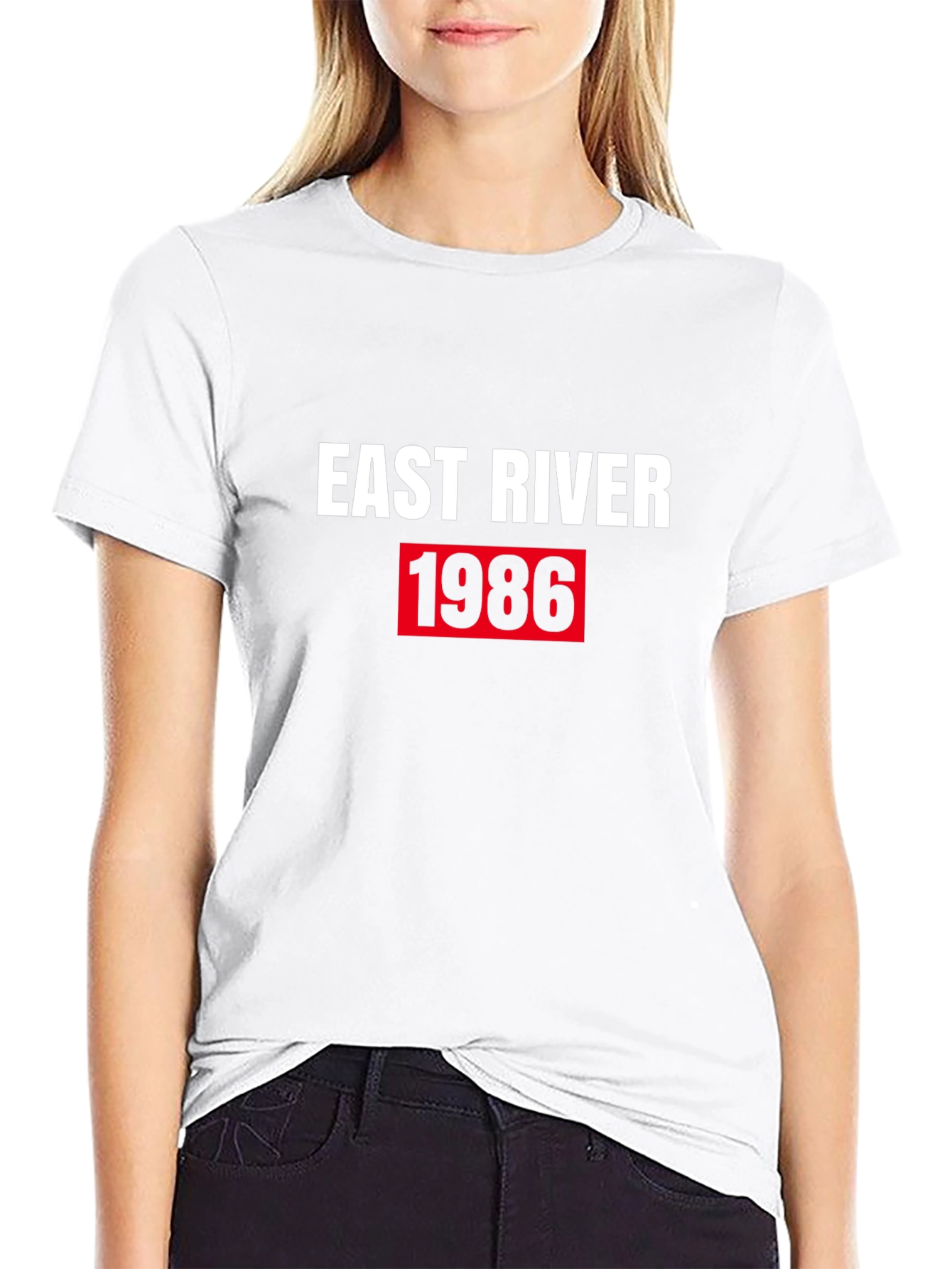 East River 1986 Black T-Shirt