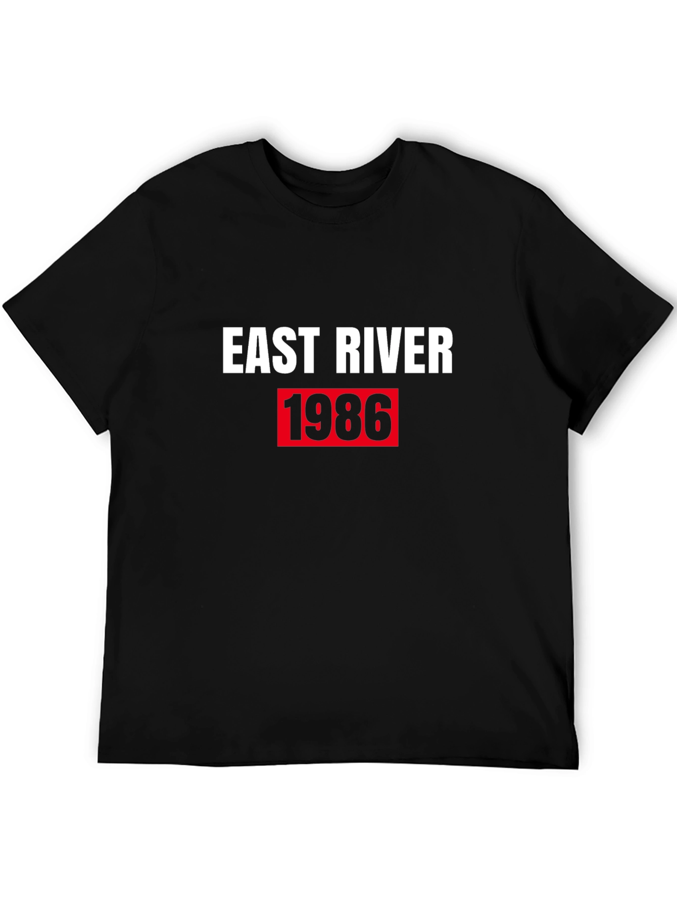 East River 1986 Black T-Shirt
