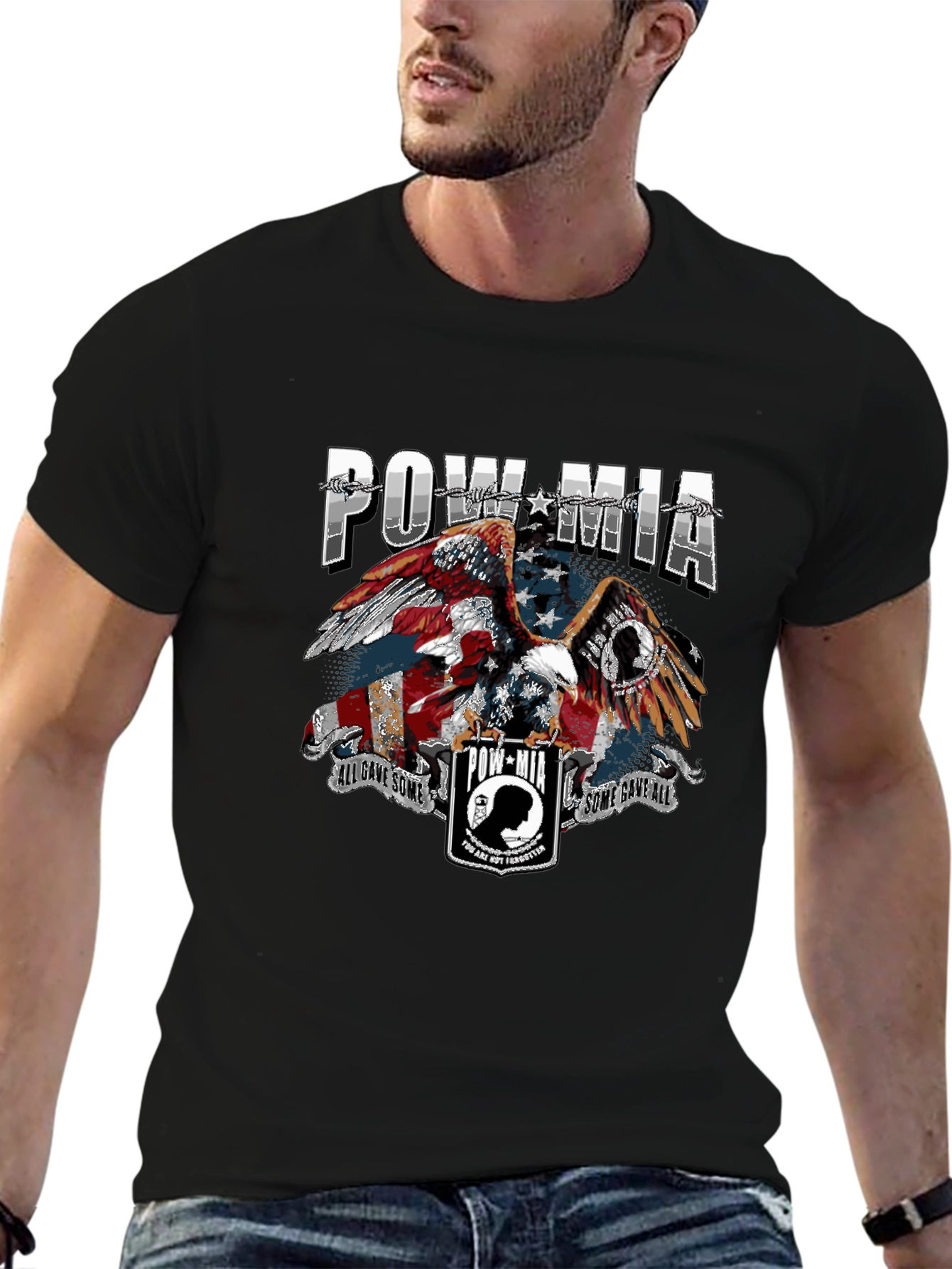 POW MIA Eagle T-Shirt - Some Gave All