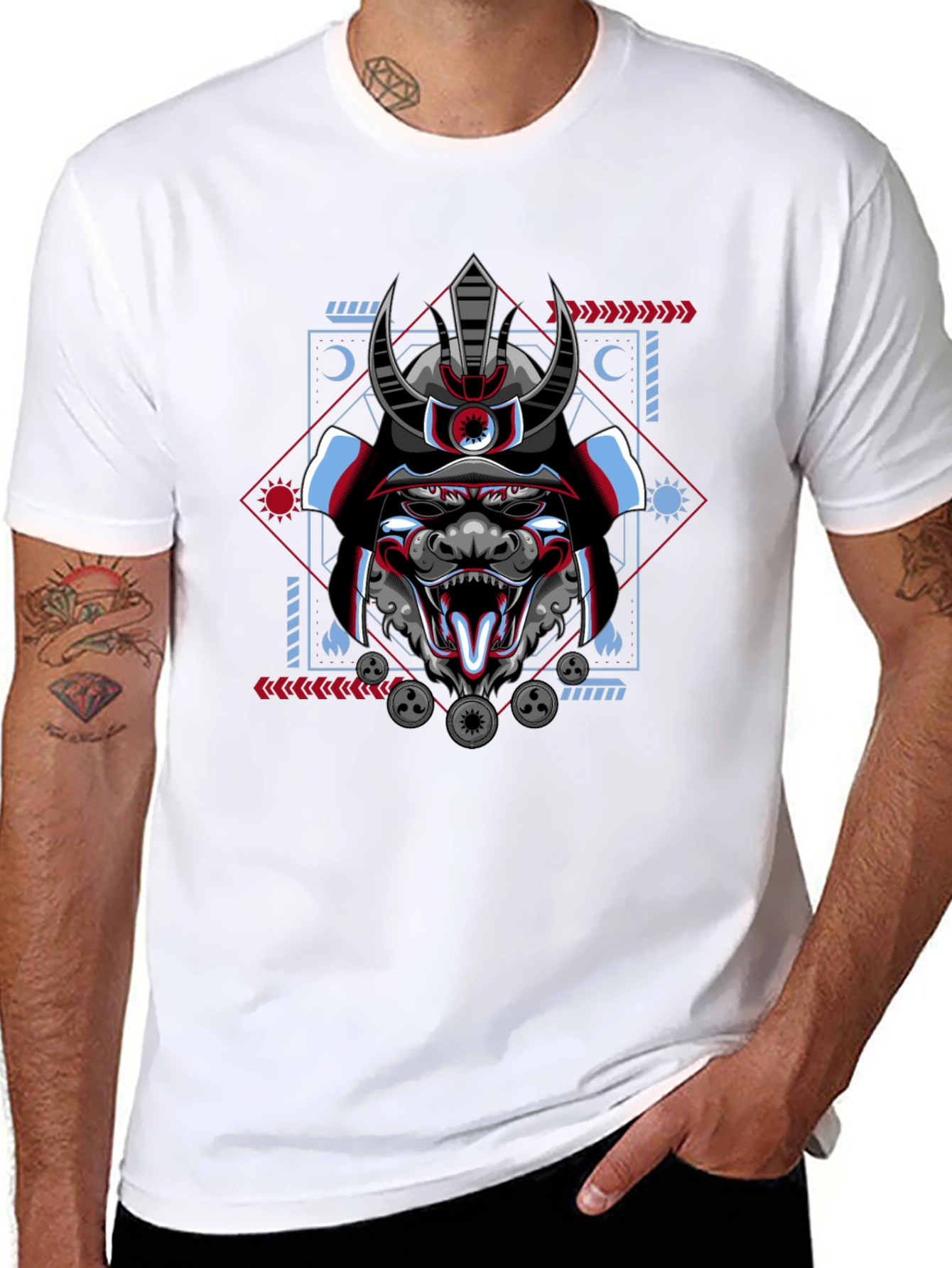 Samurai Demon Graphic Tee