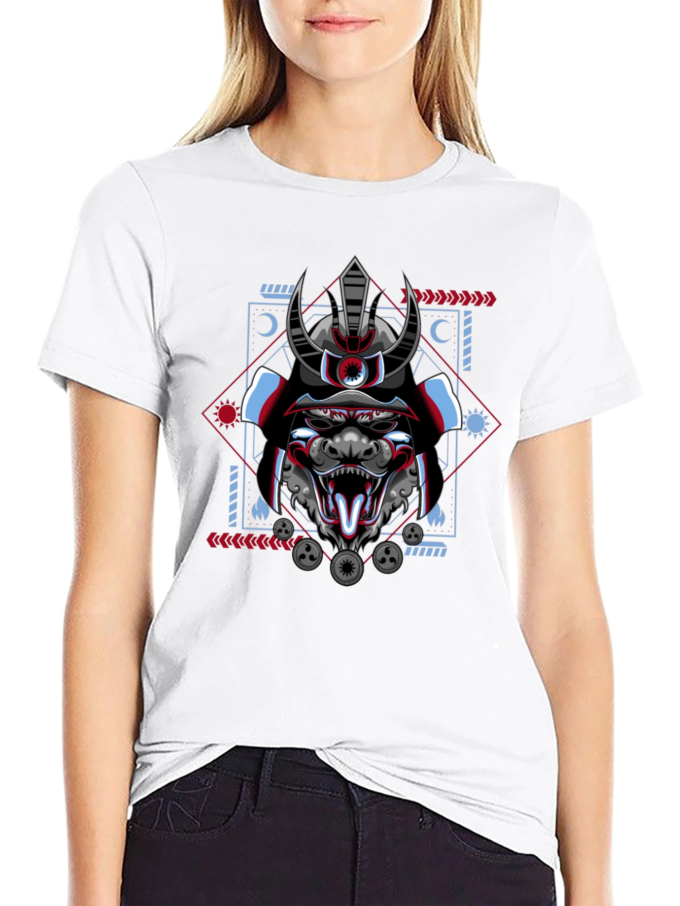 Samurai Demon Graphic Tee