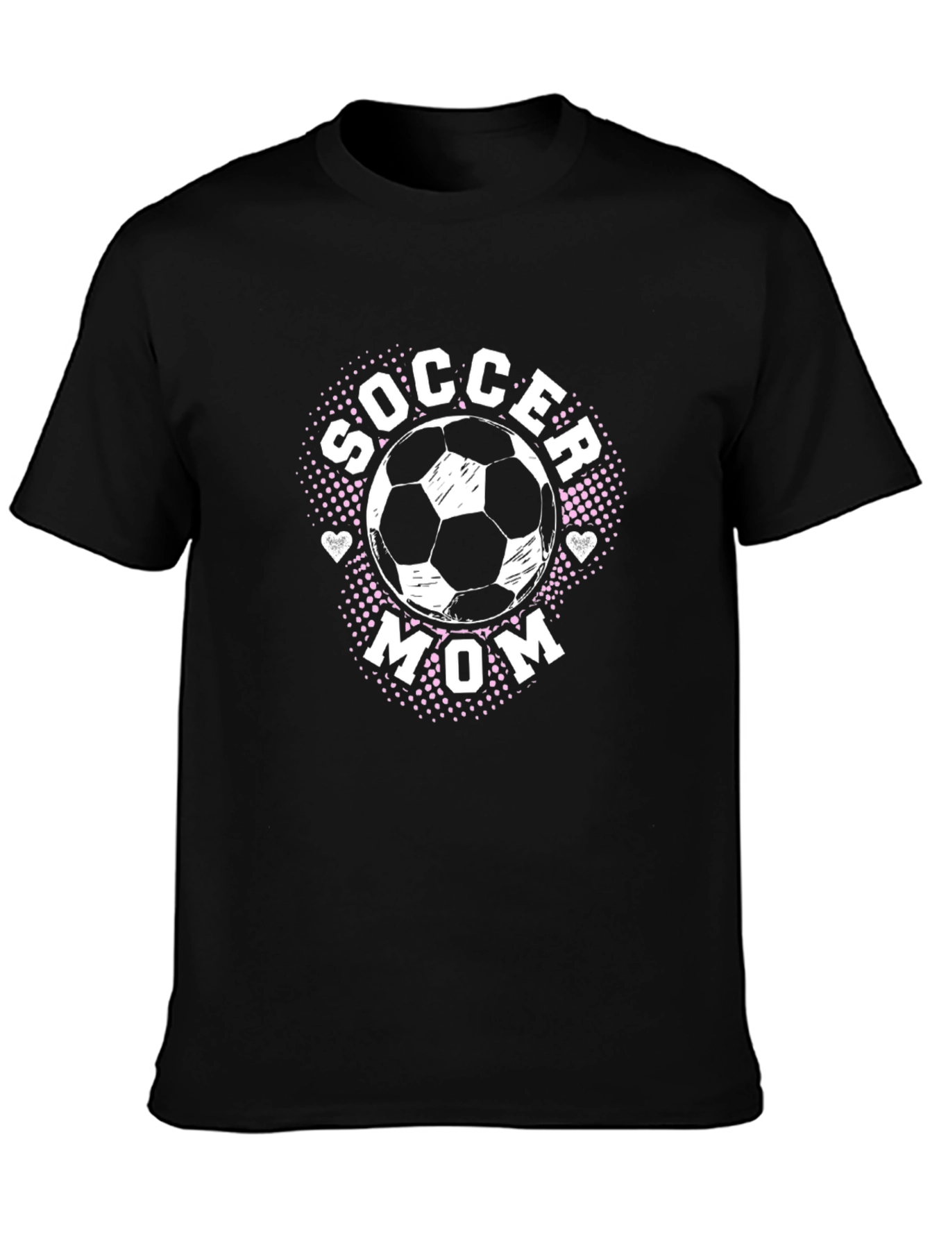 Soccer Mom Graphic T-Shirt - Black