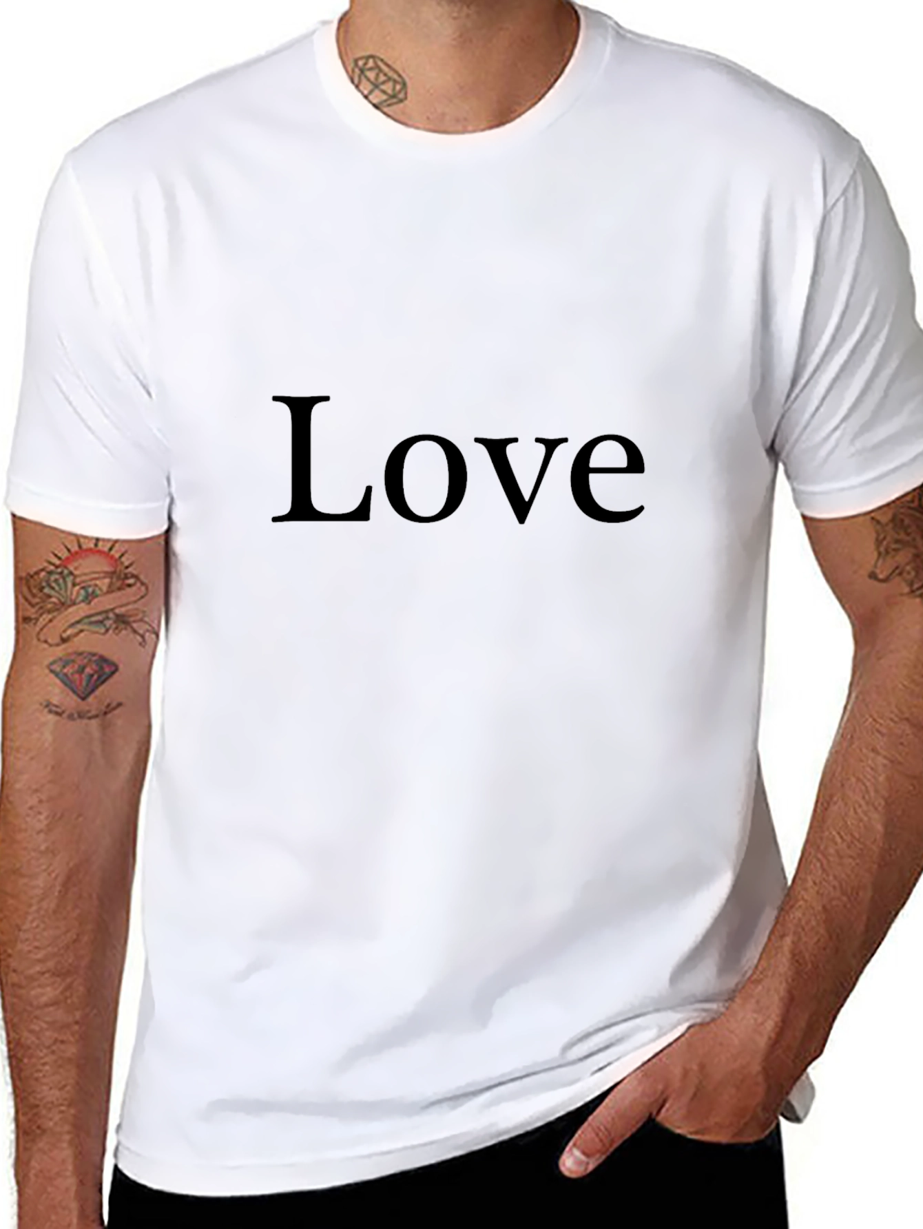 Love T-Shirt - Classic Black Tee