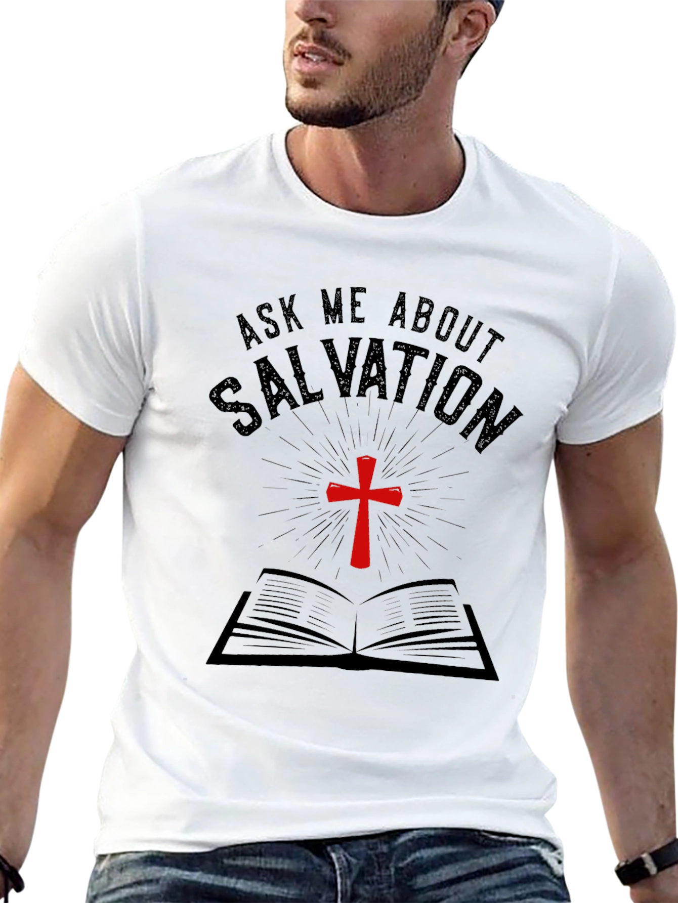 Ask Me About Salvation T-Shirt