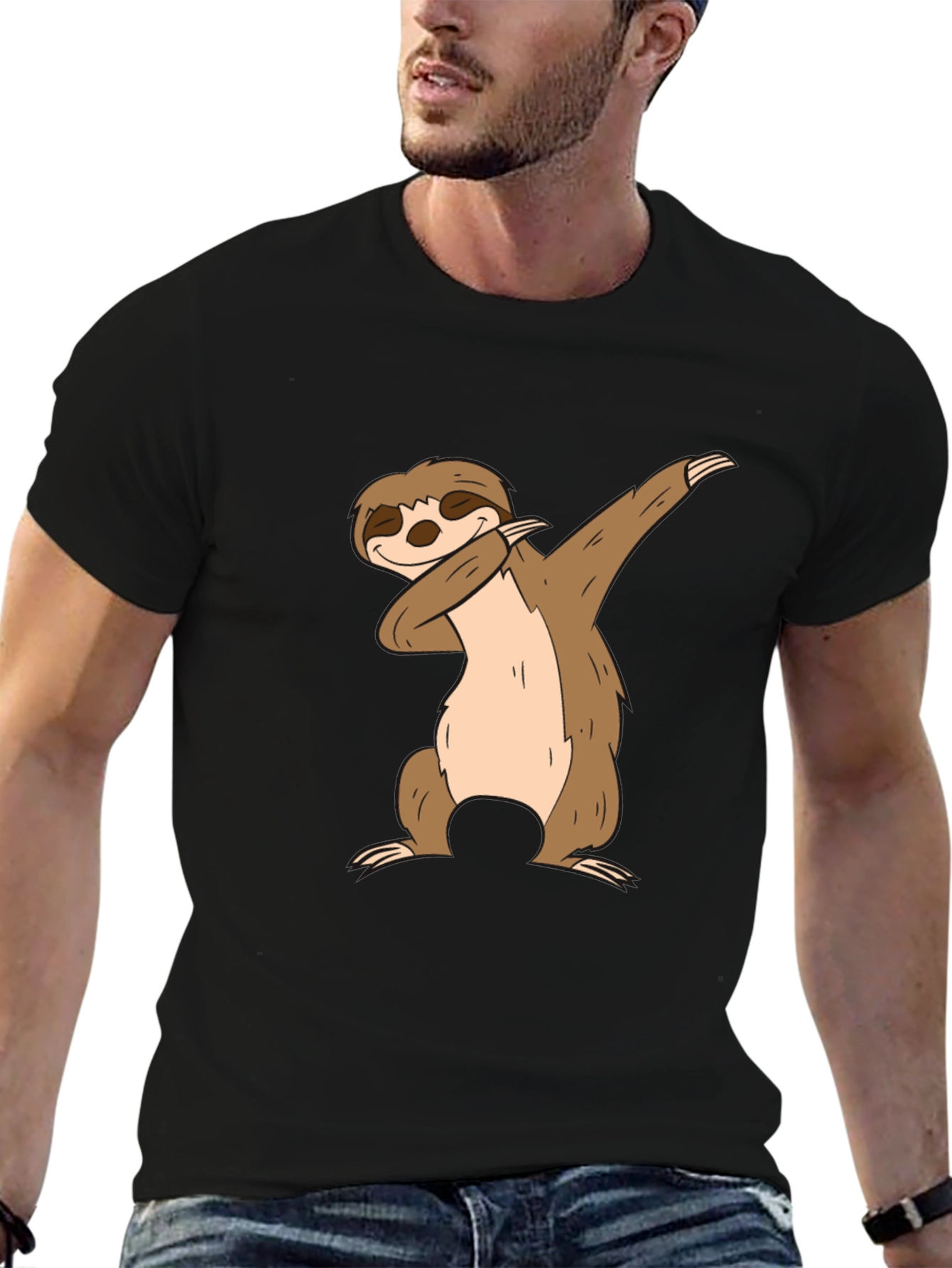 Dabbing Sloth Graphic Tee - Fun & Trendy