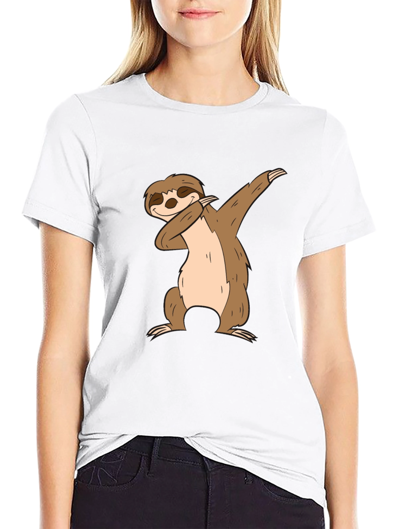Dabbing Sloth Graphic Tee - Fun & Trendy