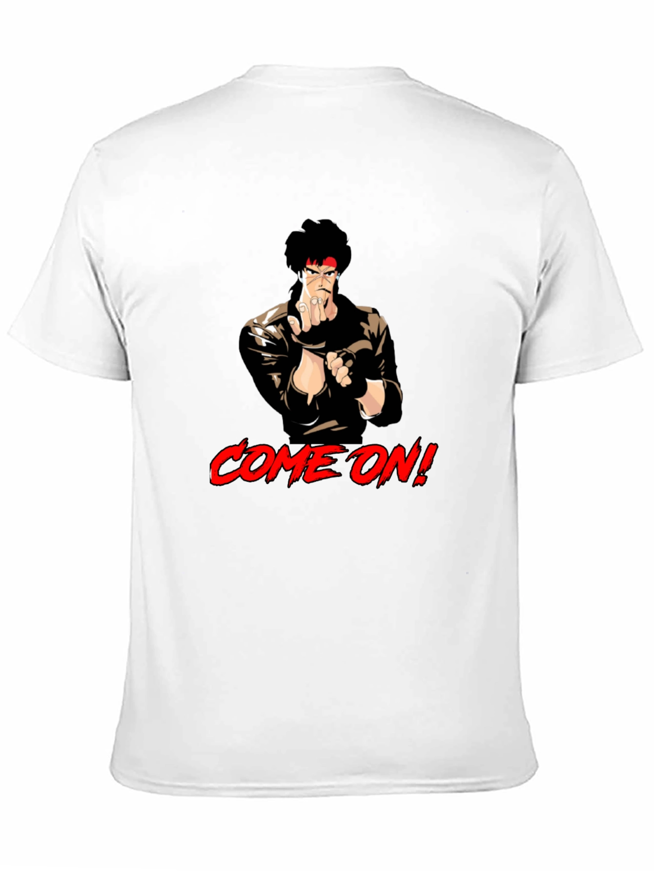 Retro Anime Fighter T-Shirt - Come On!