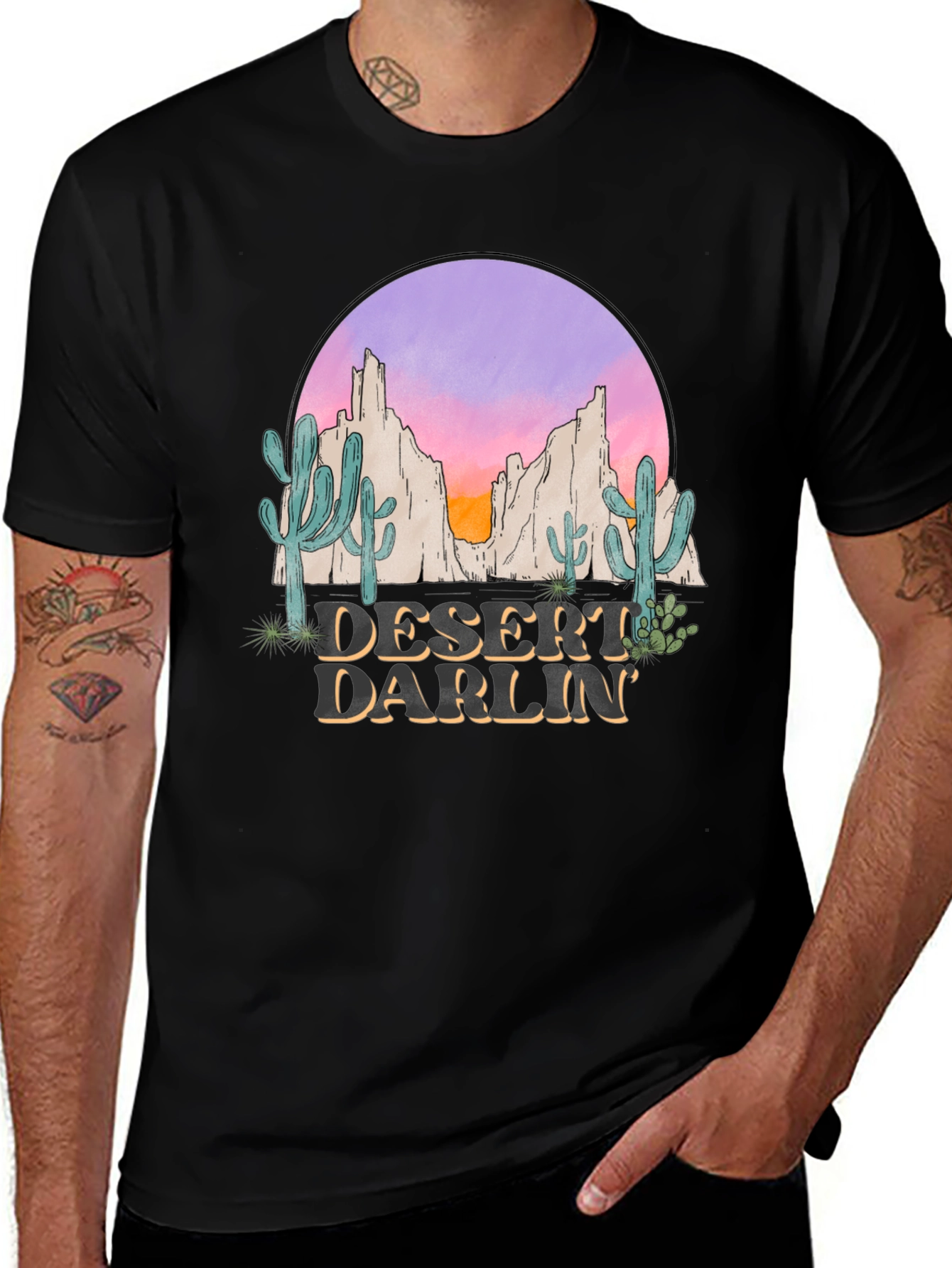 Desert Darlin Graphic Tee - Western Style