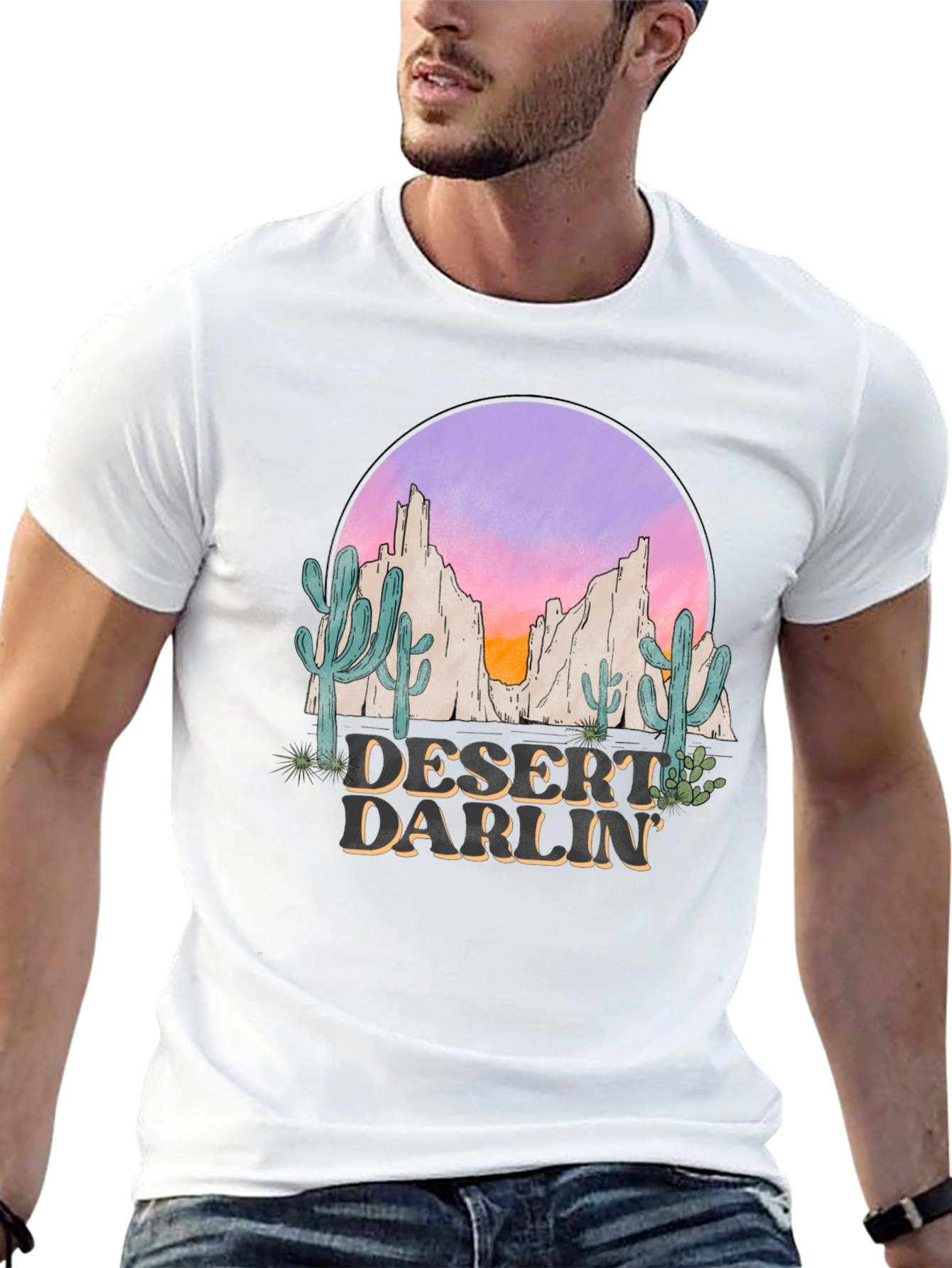 Desert Darlin Graphic Tee - Western Style