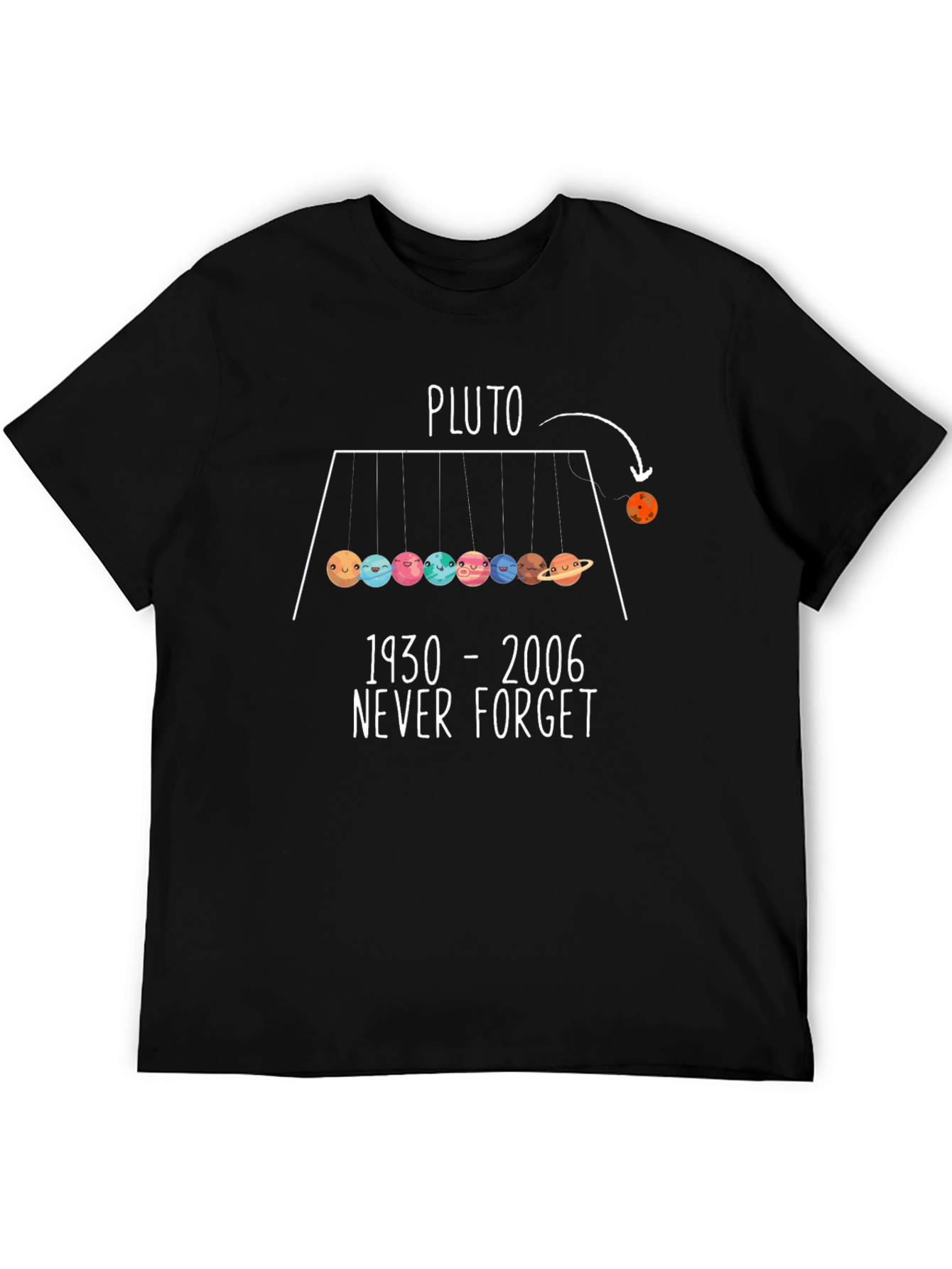 Pluto 1930-2006 Never Forget T-Shirt