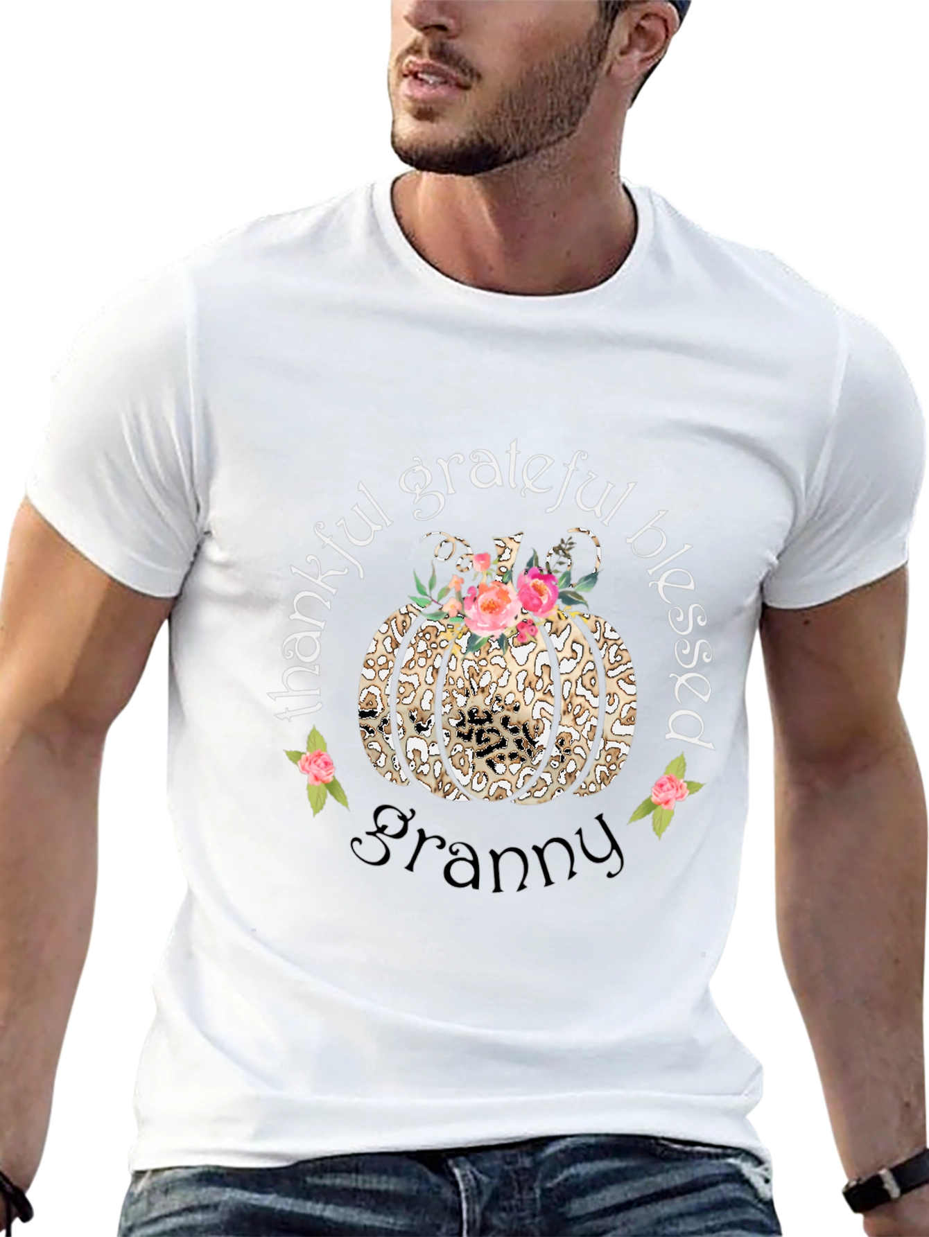 Thankful Grateful Blessed Granny T-Shirt