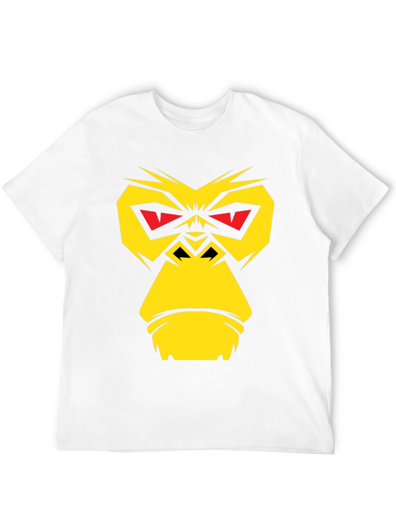 Bold Gorilla Graphic Tee - Black Cotton Blend