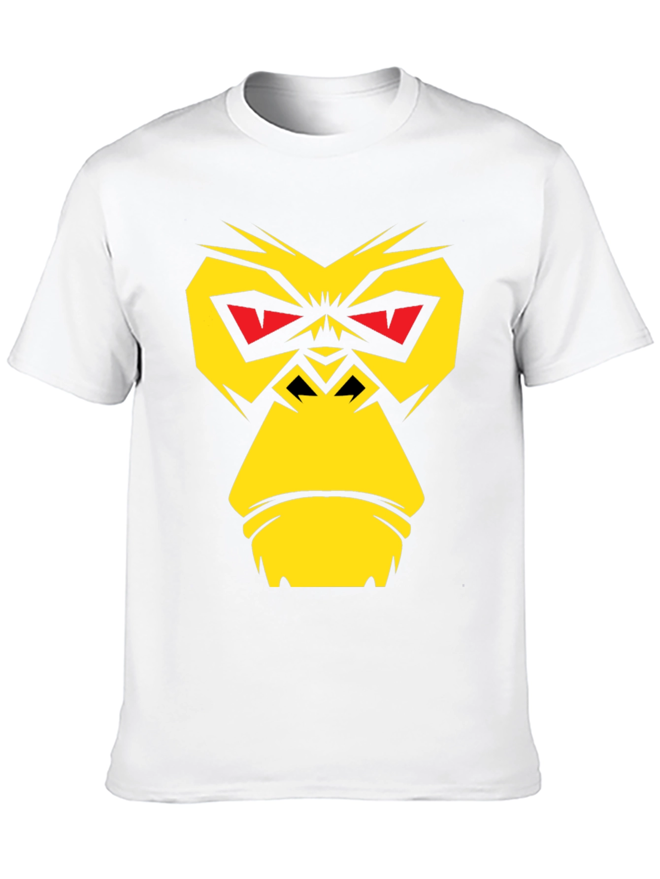 Bold Gorilla Graphic Tee - Black Cotton Blend