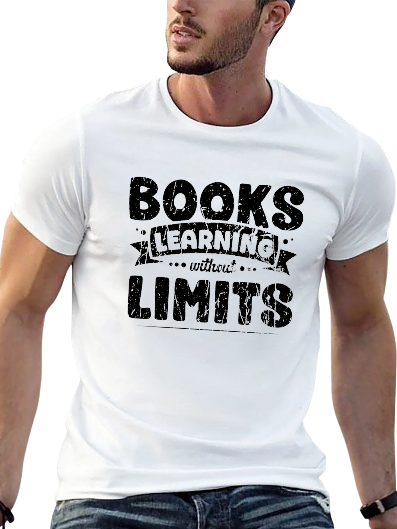 Books Learning Without Limits Black Tee