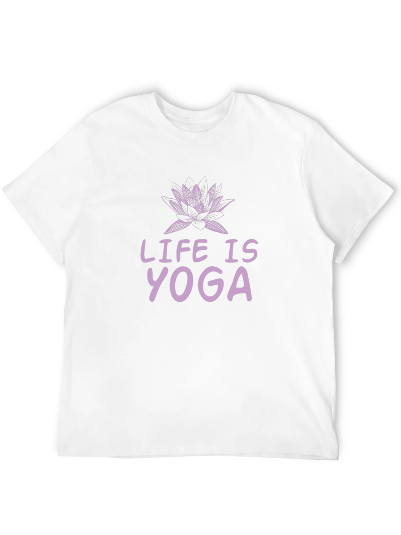 Life is Yoga T-Shirt - Lotus Design