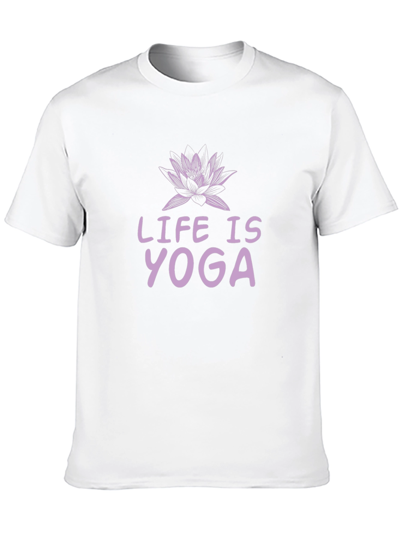 Life is Yoga T-Shirt - Lotus Design