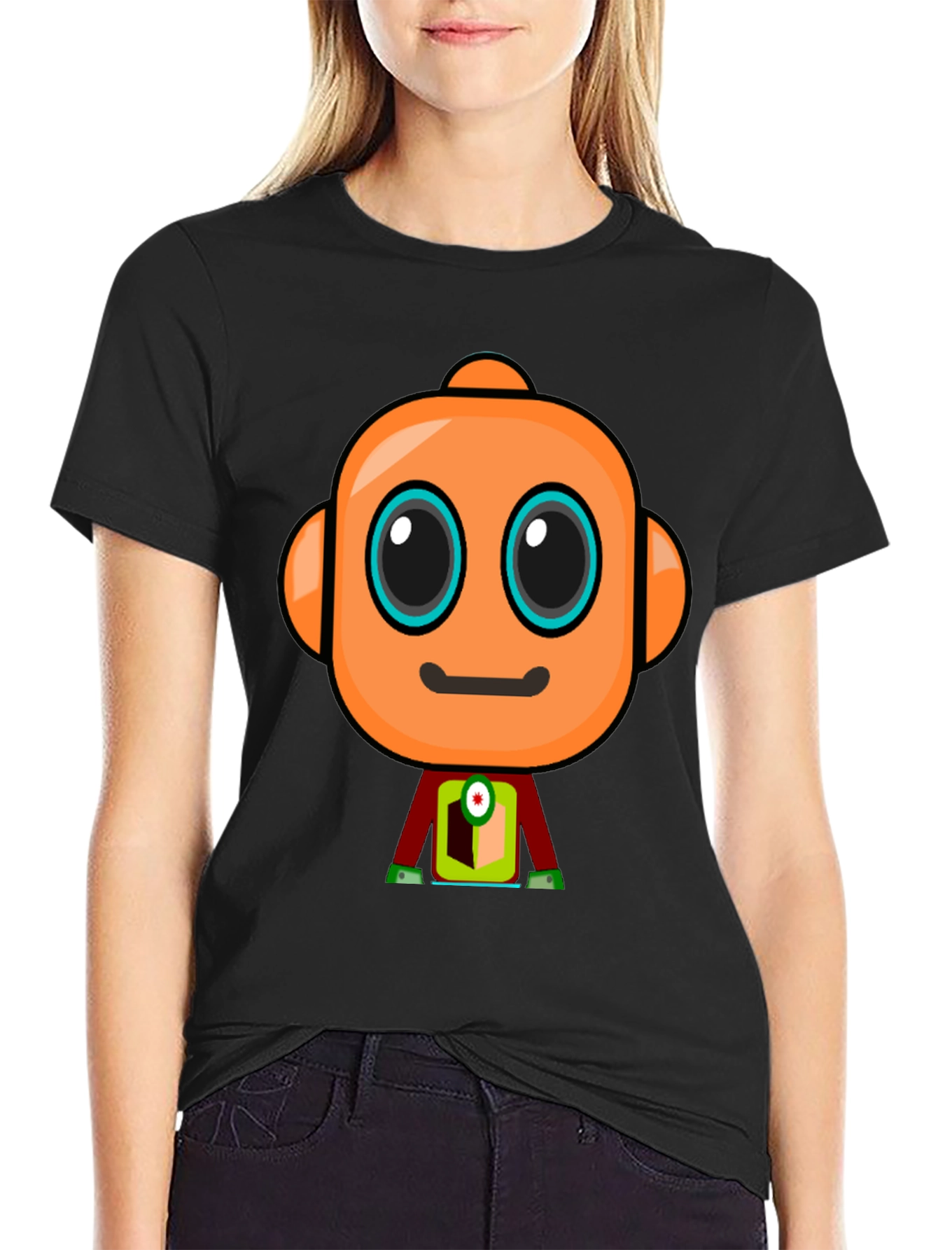 Robot Graphic T-Shirt - Unique Design
