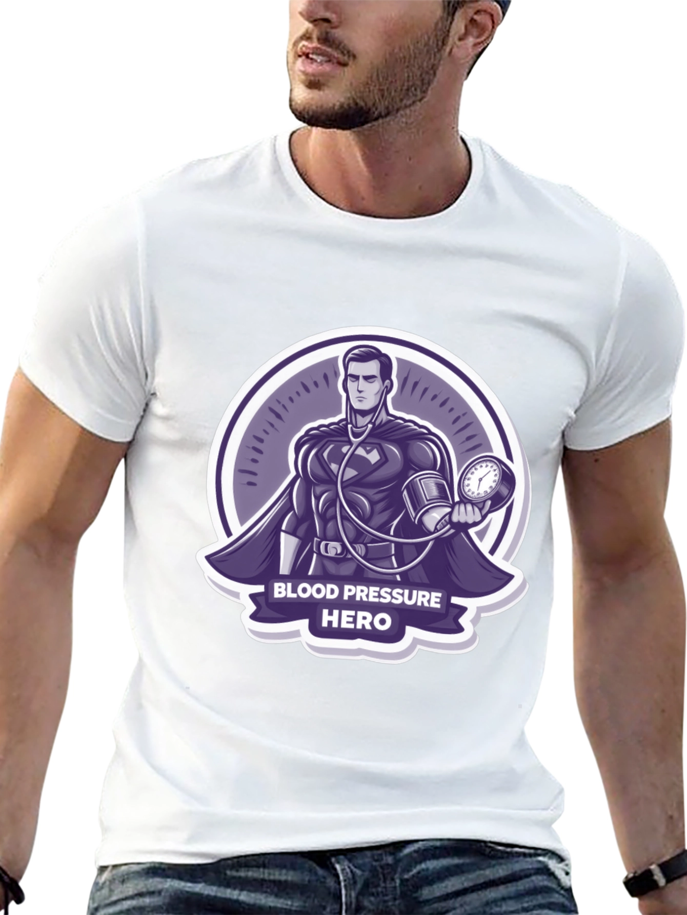 Blood Pressure Hero Graphic Tee