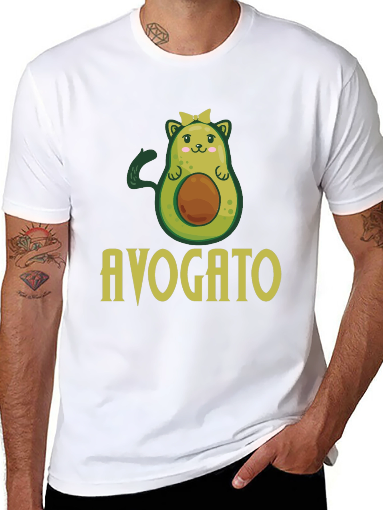 Avogato Graphic T-Shirt - Unisex Black Tee
