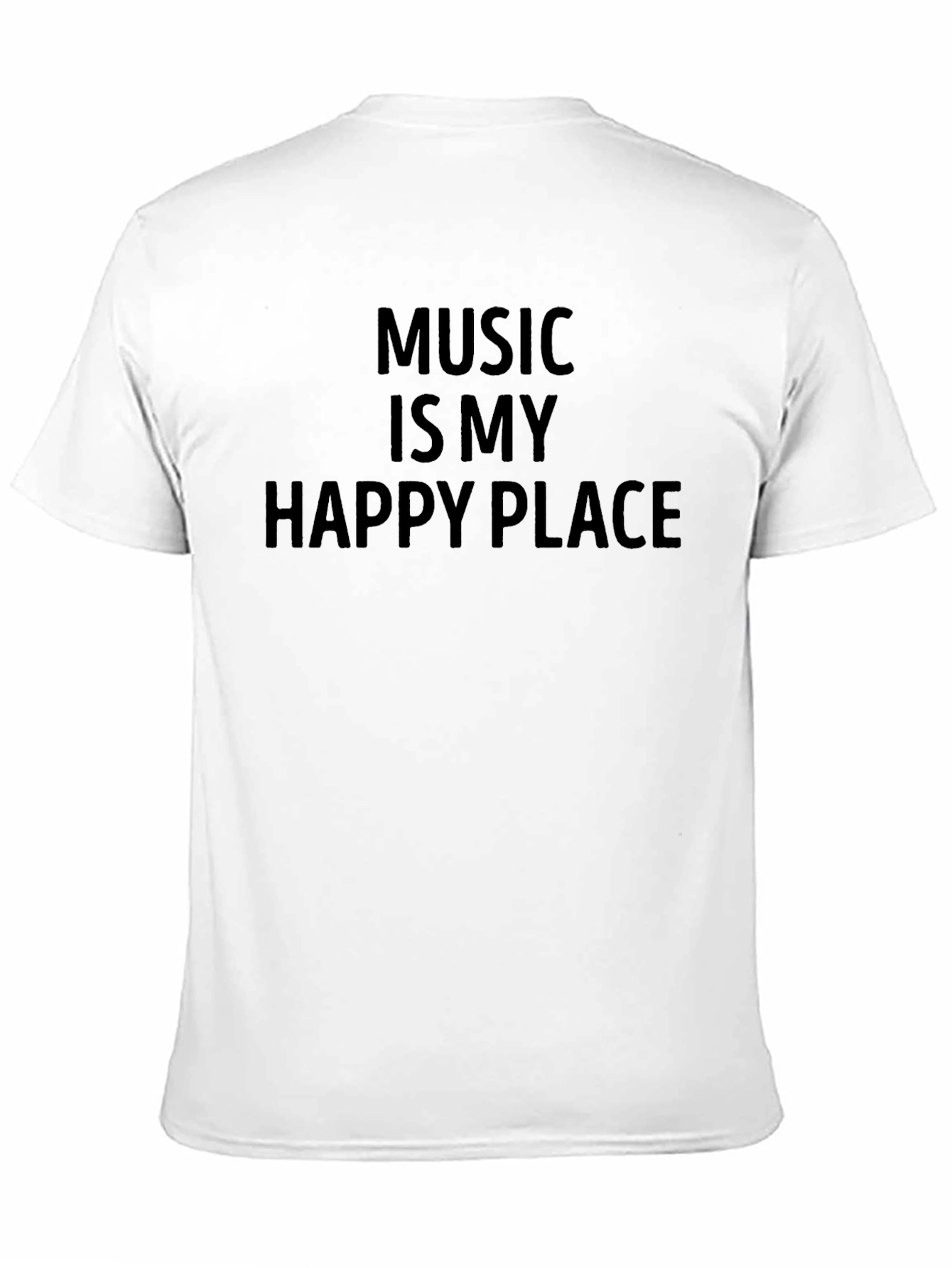 Music is My Happy Place Graphic T-Shirt