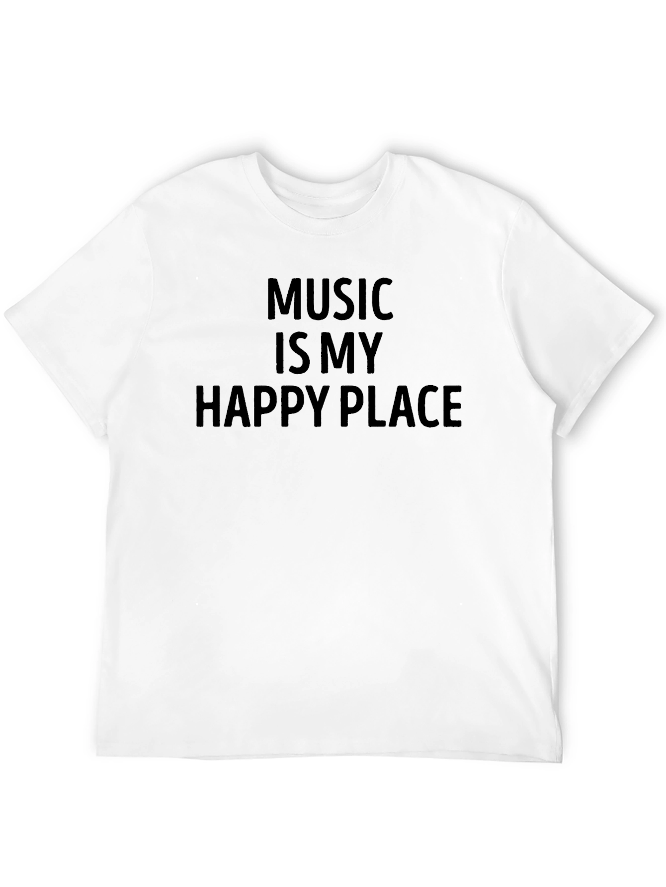 Music is My Happy Place Graphic T-Shirt