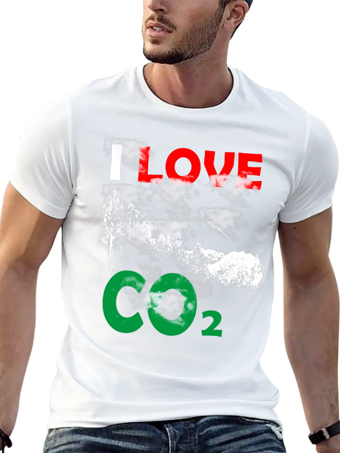 I Love CO2 T-Shirt - Environmental Statement Tee