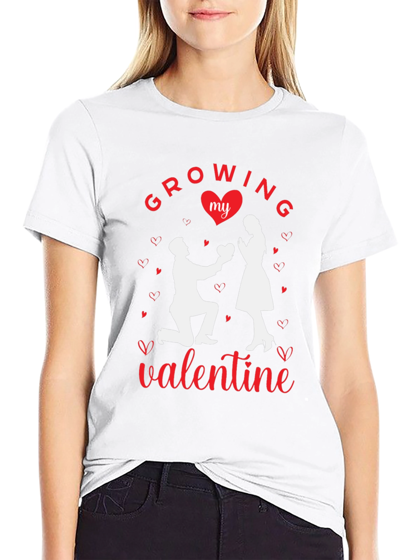 Growing My Valentine Graphic T-Shirt