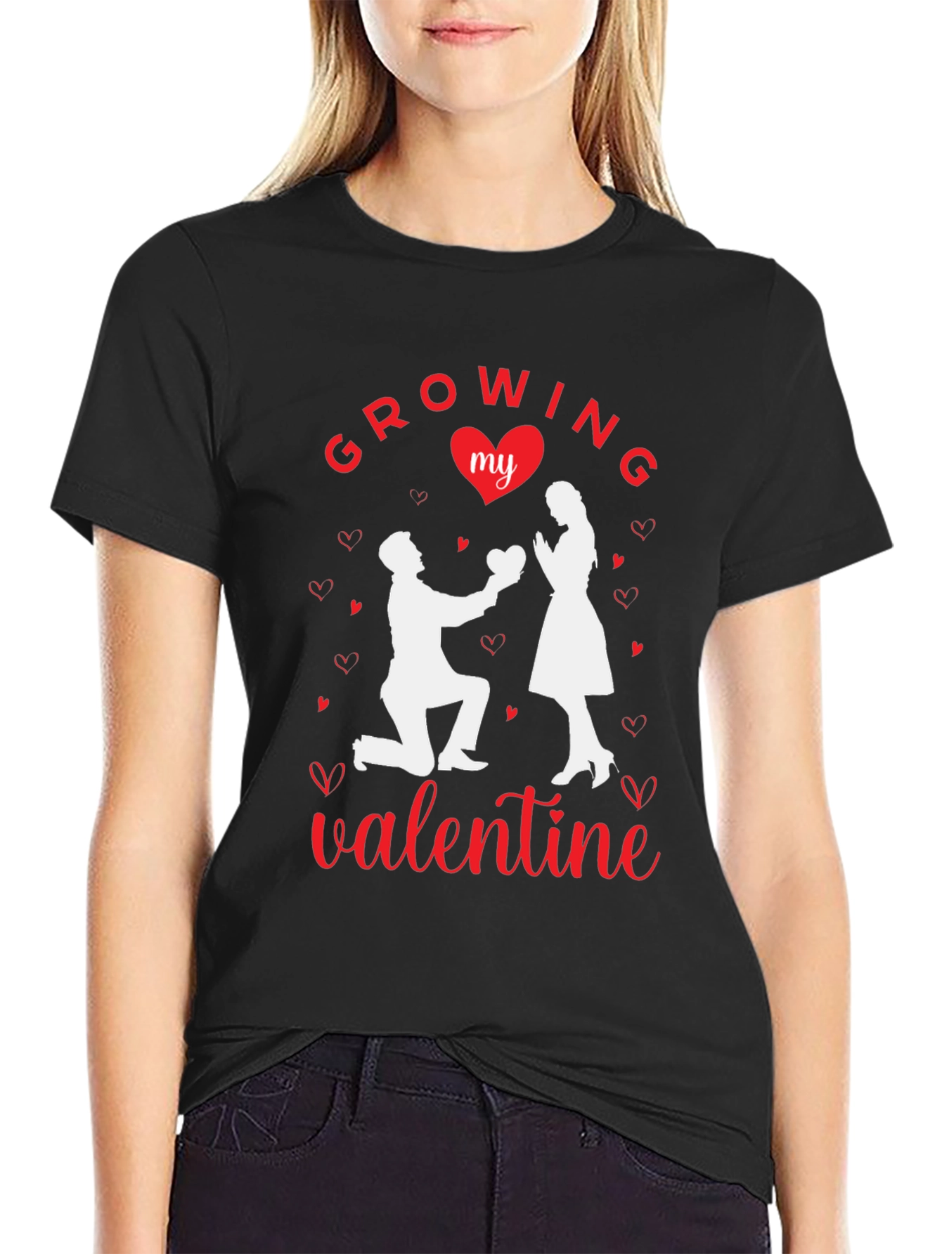 Growing My Valentine Graphic T-Shirt