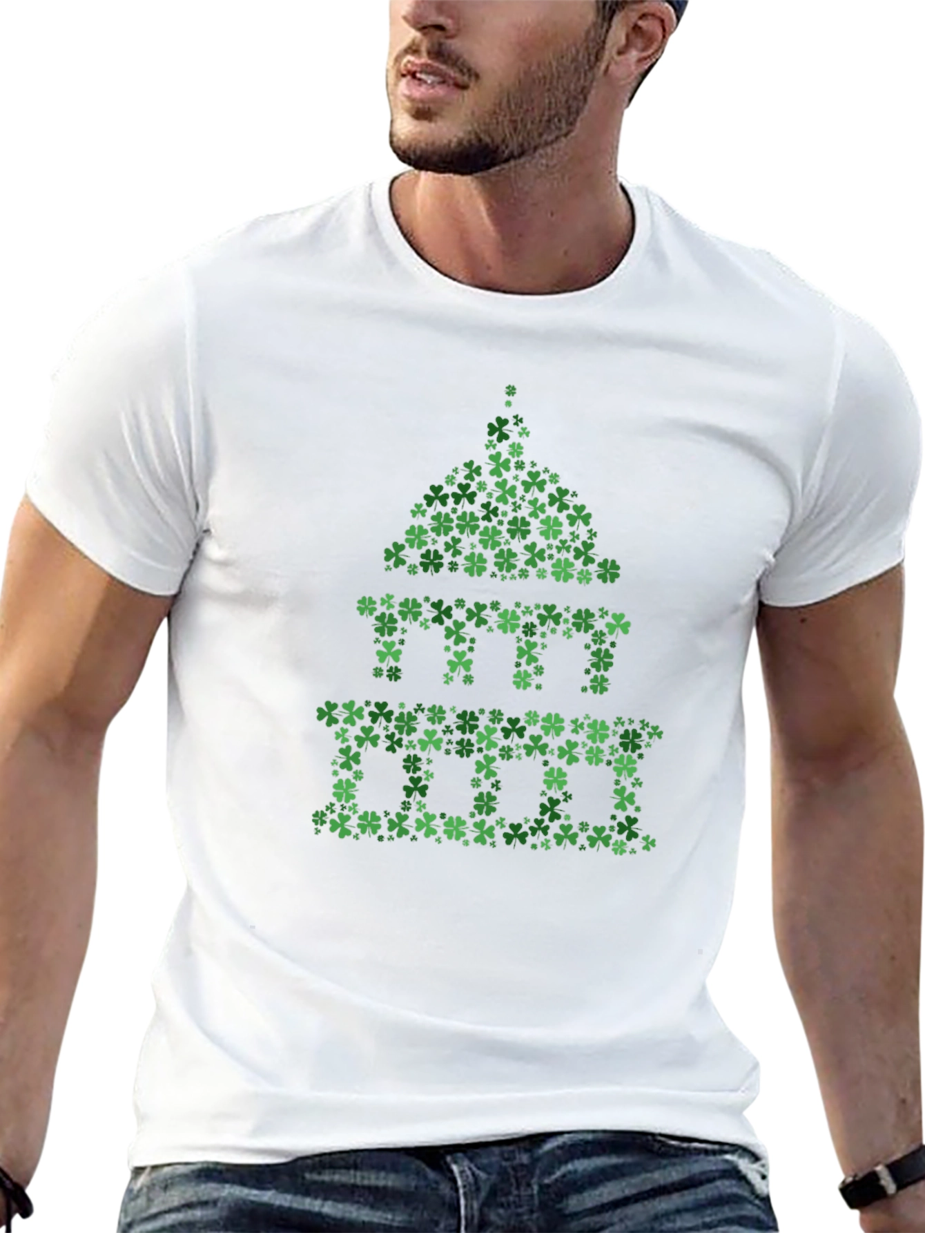Shamrock Capitol Building Graphic Tee
