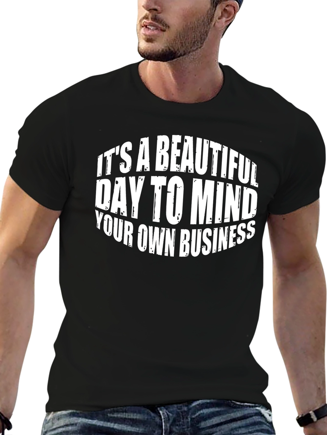 Mind Your Own Business Black T-Shirt