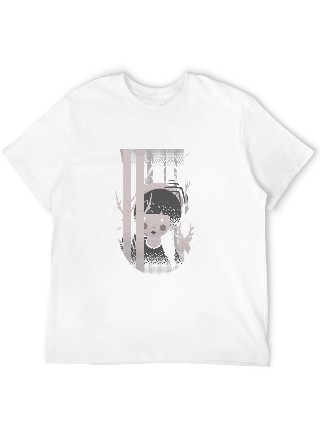 Enigmatic Forest Graphic Tee - Unique Design