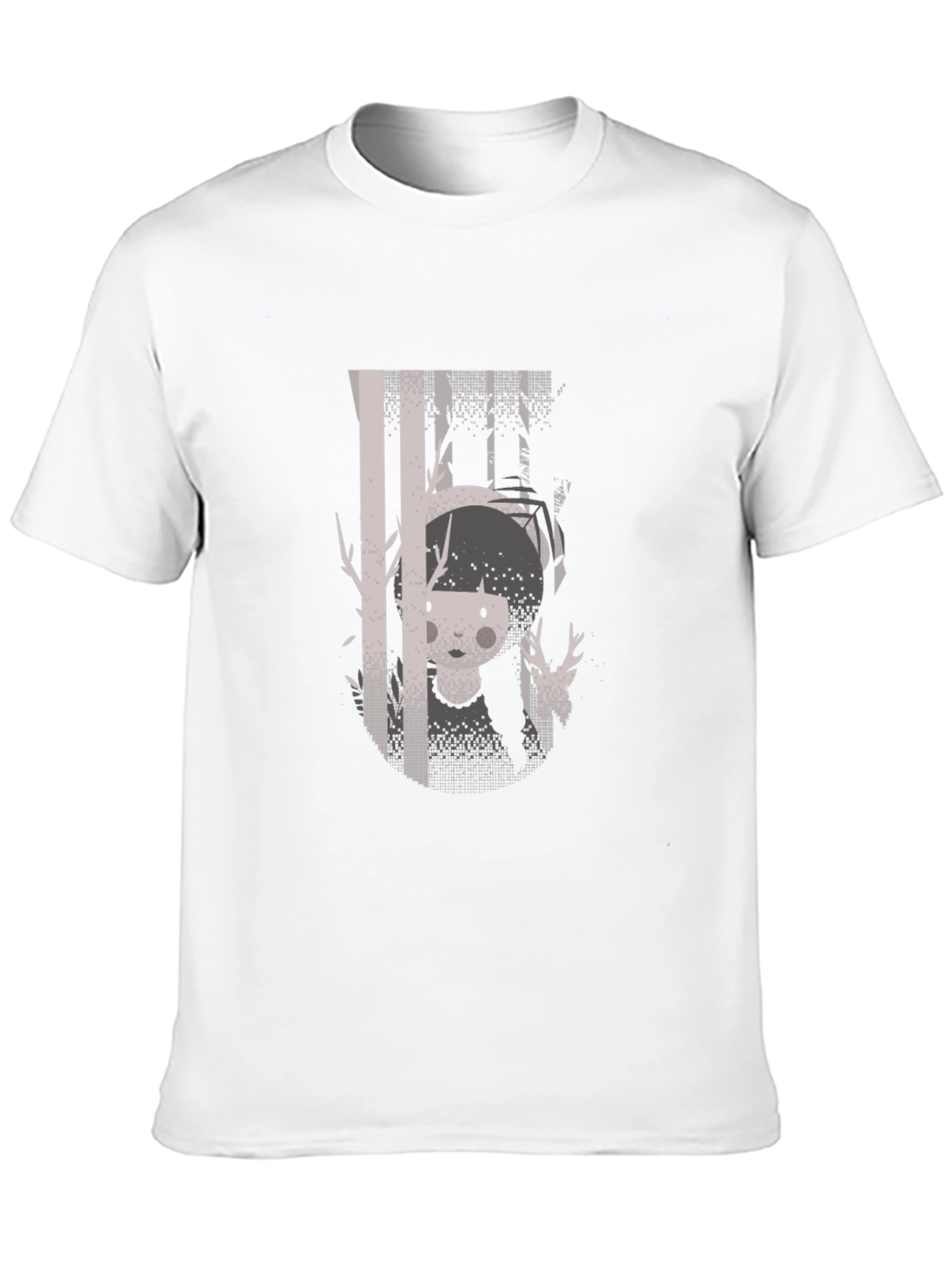 Enigmatic Forest Graphic Tee - Unique Design