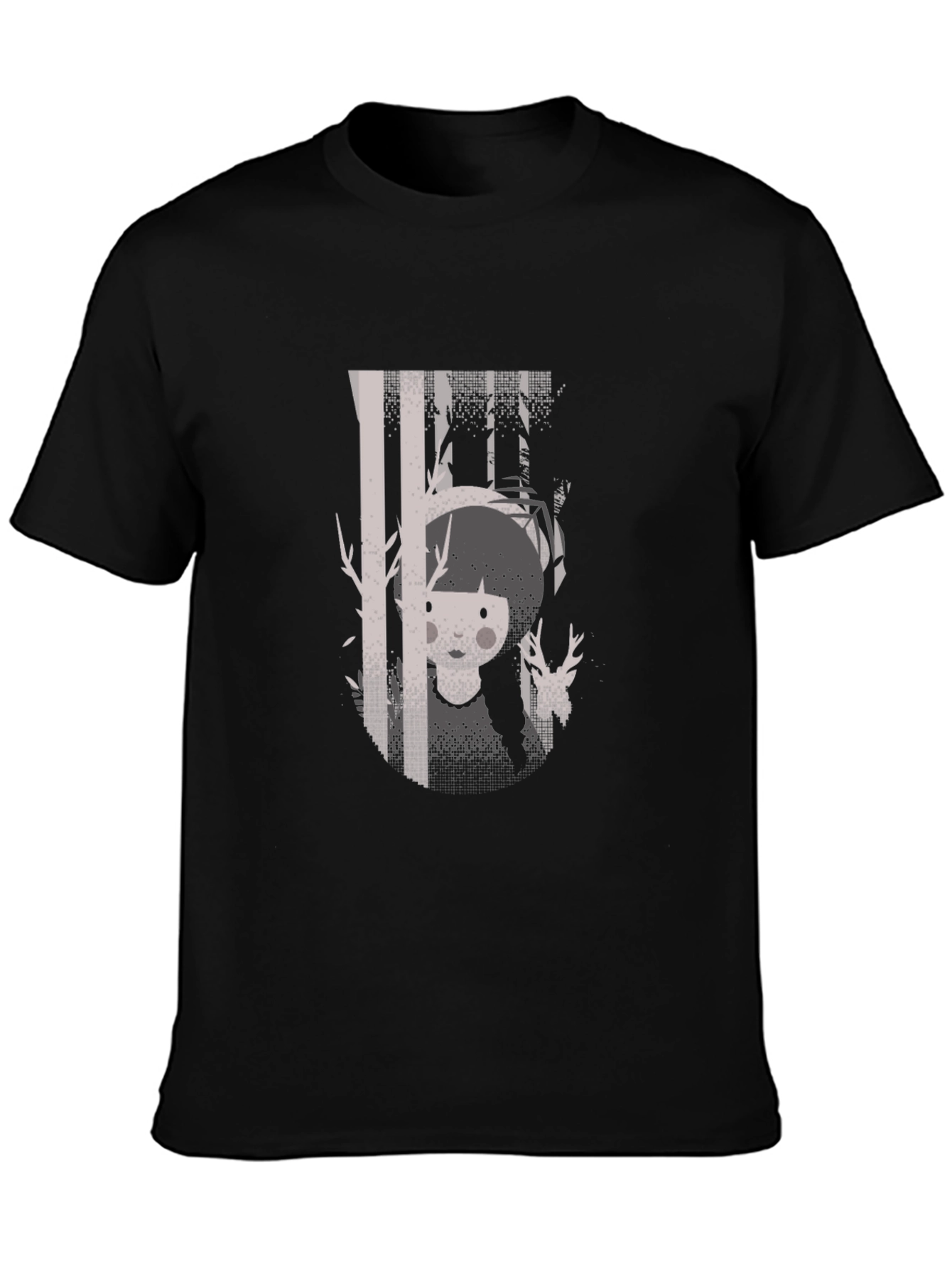 Enigmatic Forest Graphic Tee - Unique Design