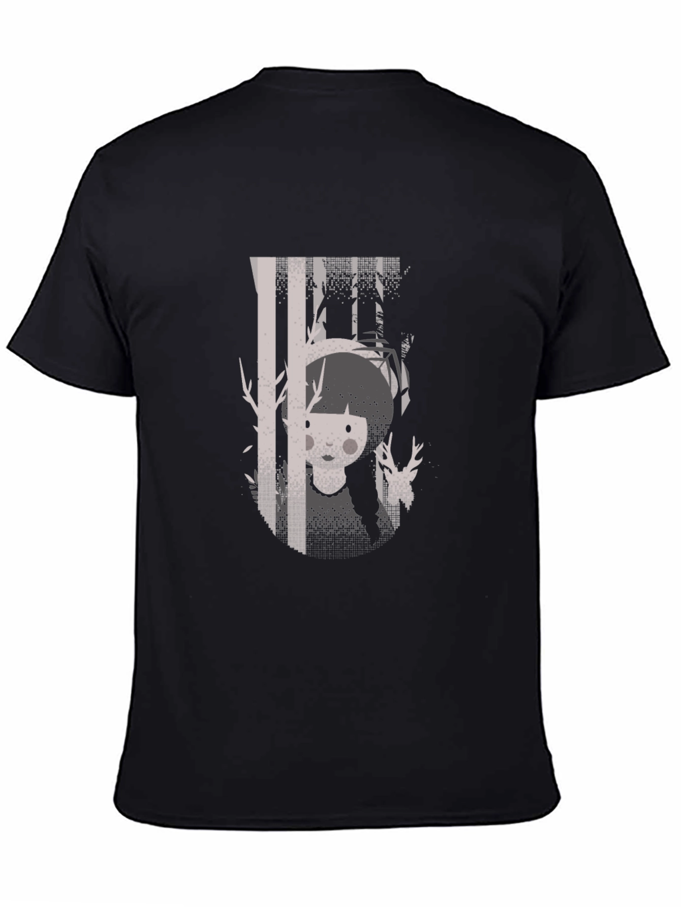 Enigmatic Forest Graphic Tee - Unique Design