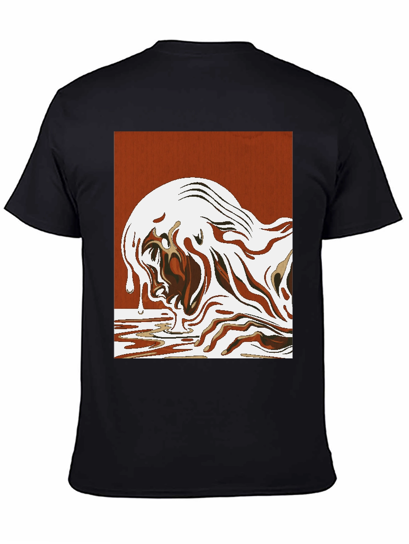 Abstract Art Graphic Tee - Modern Style Shirt