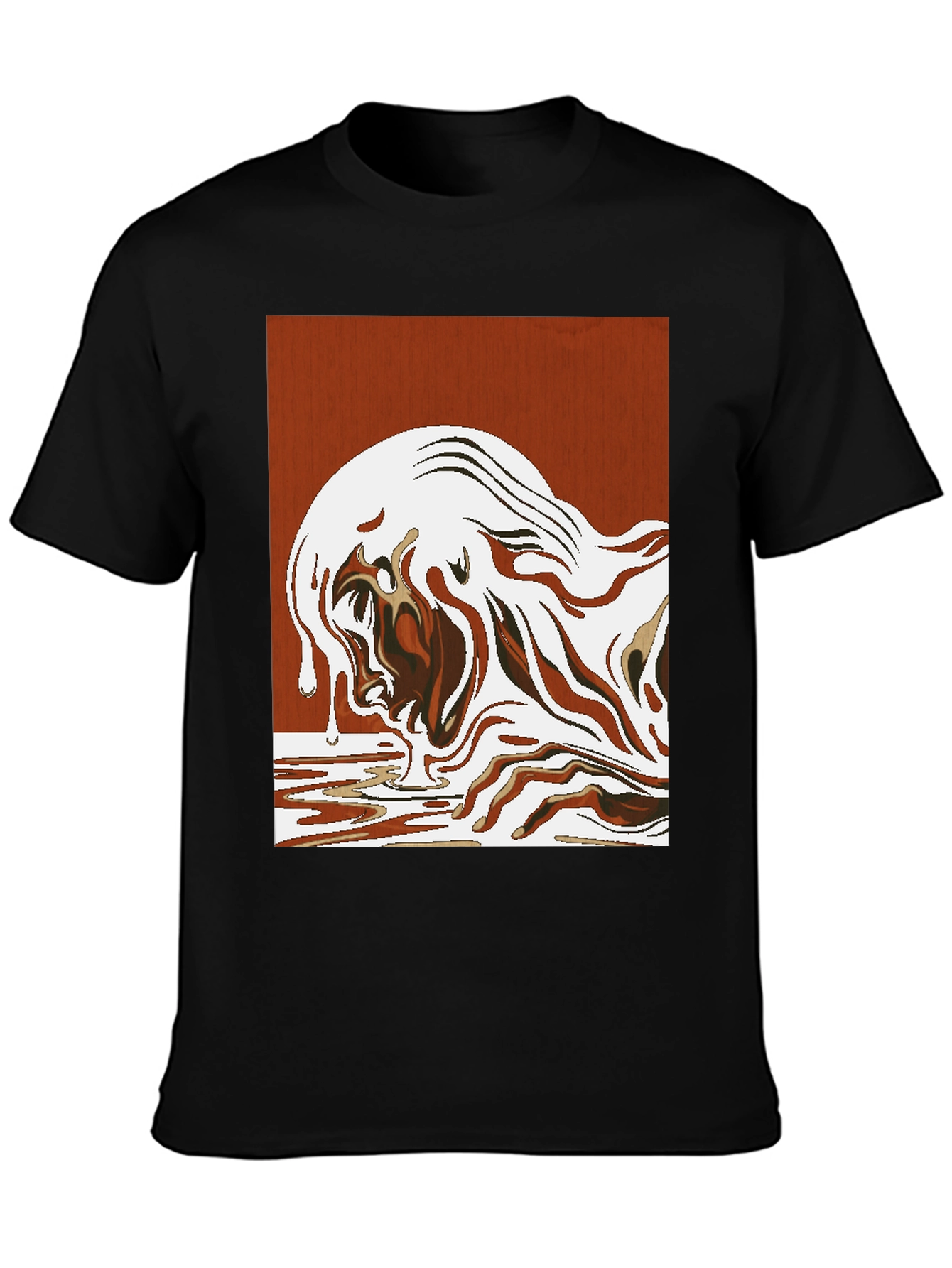 Abstract Art Graphic Tee - Modern Style Shirt