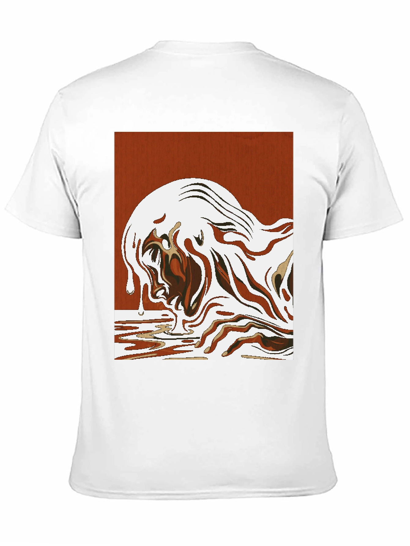 Abstract Art Graphic Tee - Modern Style Shirt