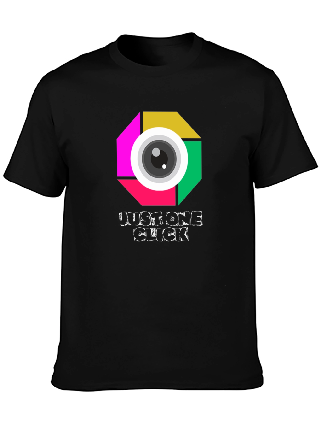 Just One Click Camera Graphic T-Shirt