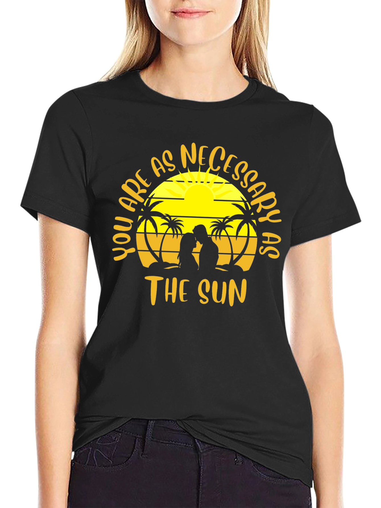 Romantic Sunset Graphic Tee - You Are As Necessary
