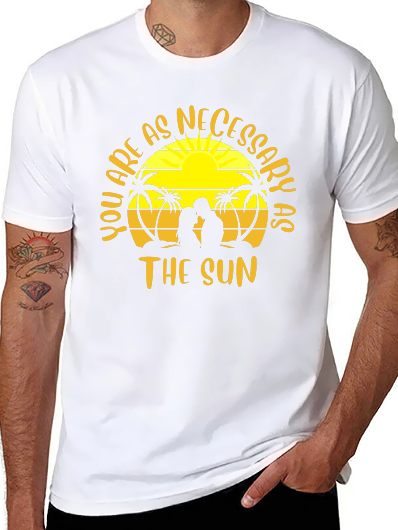 Romantic Sunset Graphic Tee - You Are As Necessary