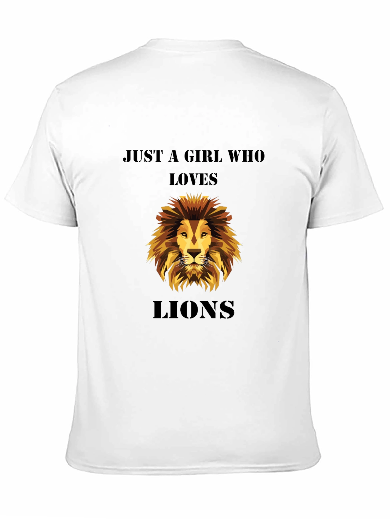 Just A Girl Who Loves Lions T-Shirt