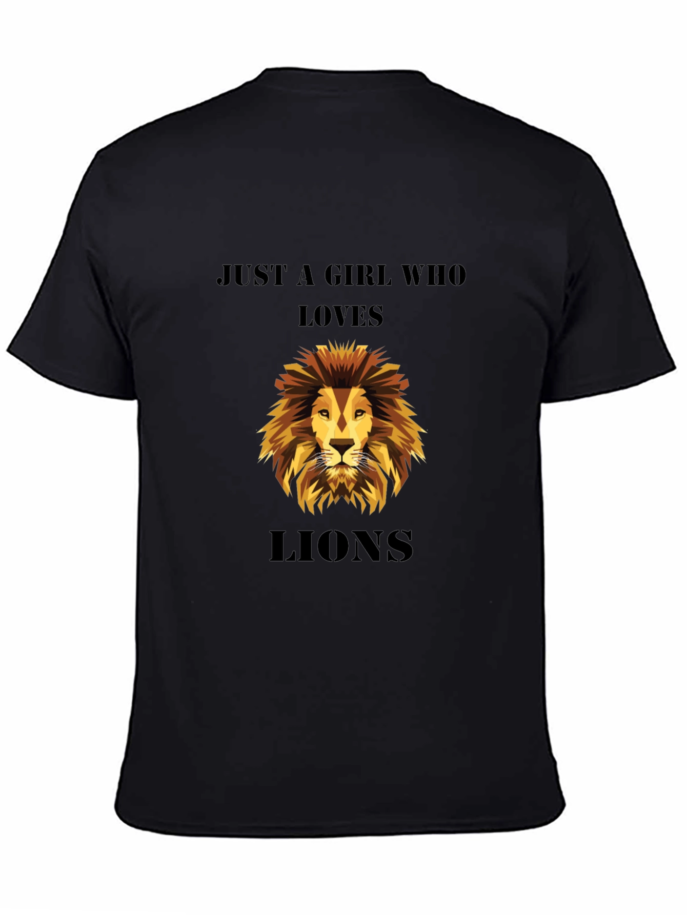 Just A Girl Who Loves Lions T-Shirt