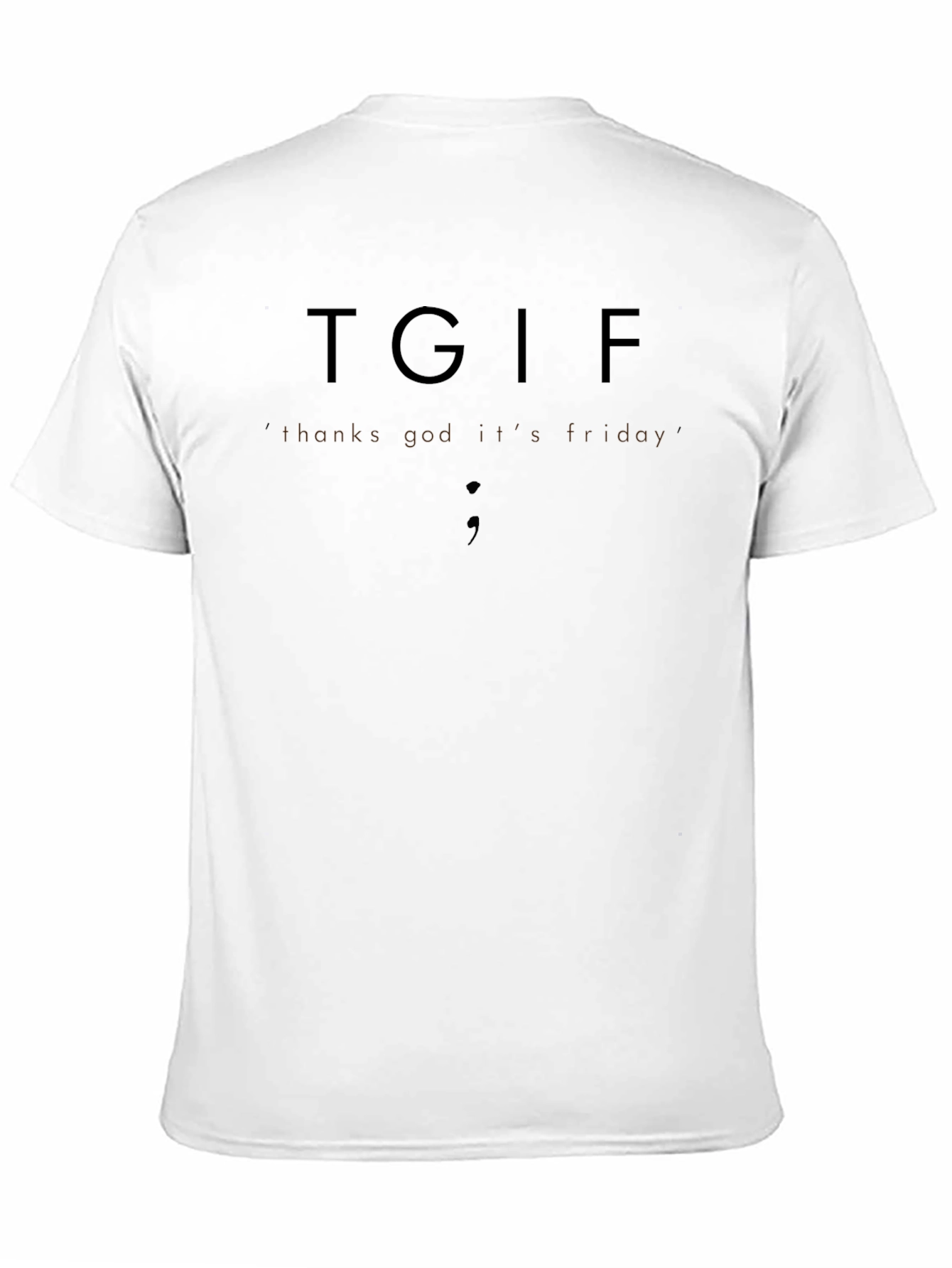 TGIF Black T-Shirt - Mens Friday Wear