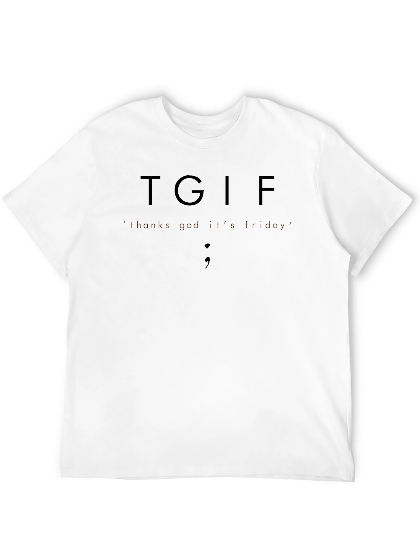 TGIF Black T-Shirt - Mens Friday Wear