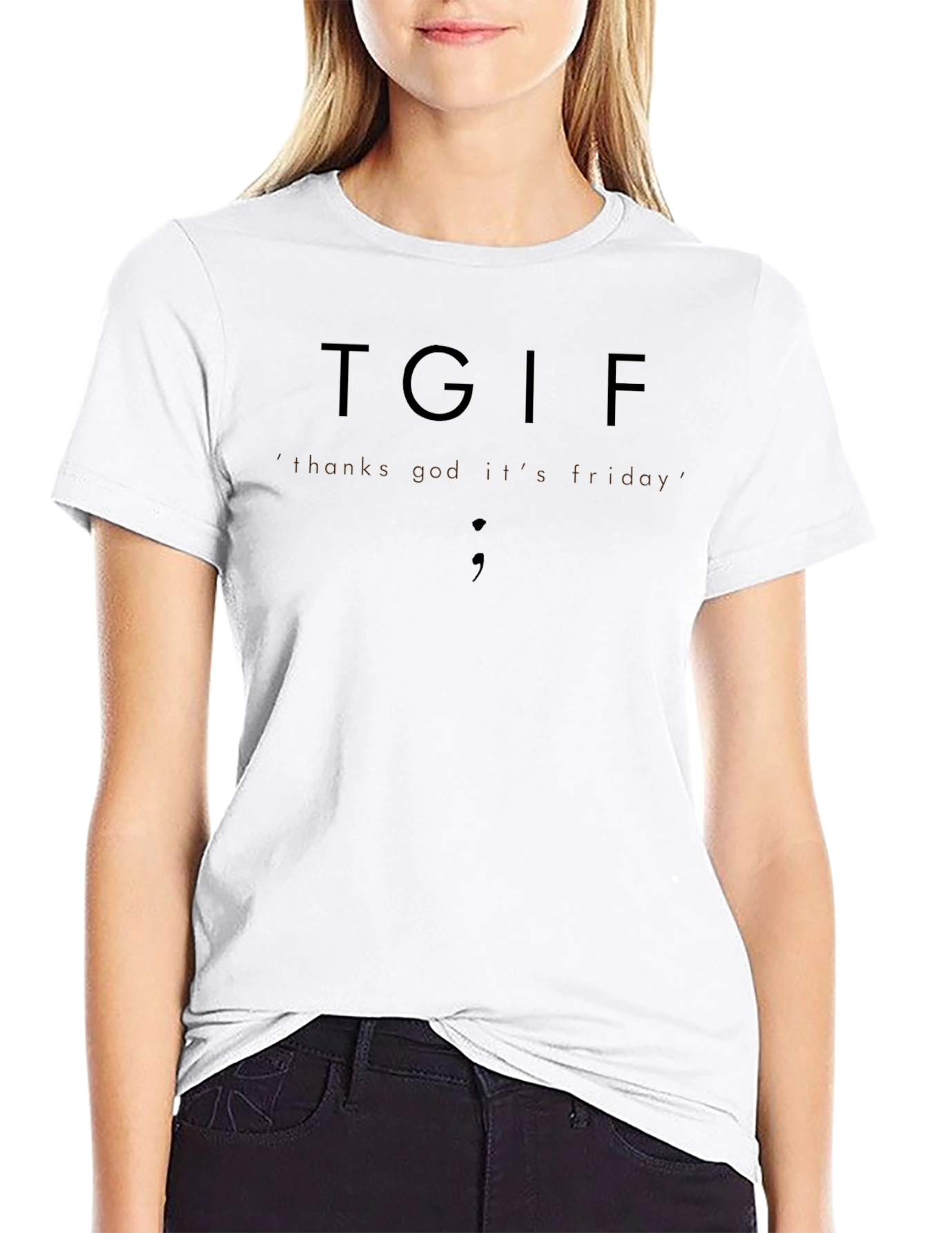 TGIF Black T-Shirt - Mens Friday Wear
