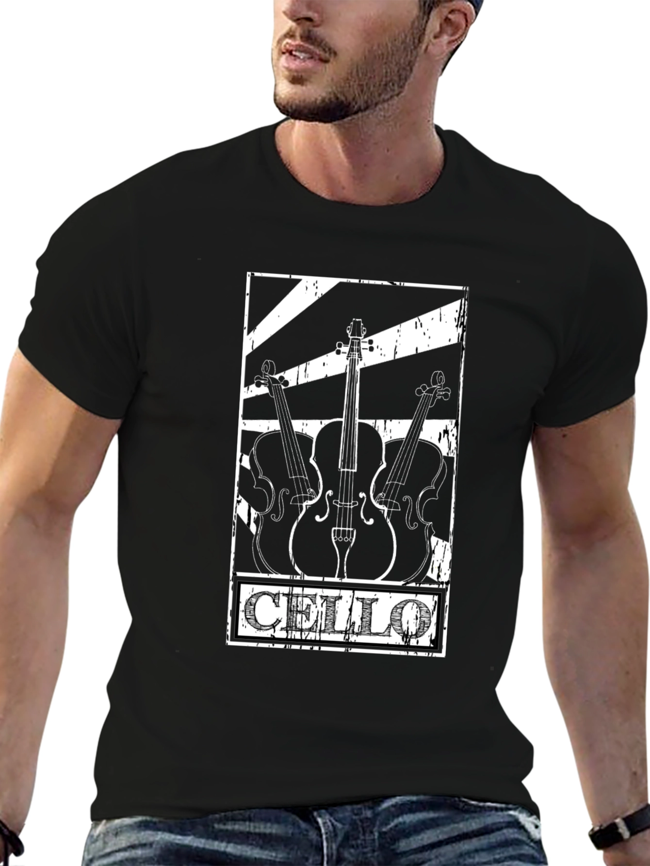 Cello Music T-Shirt - Musicians Graphic Tee