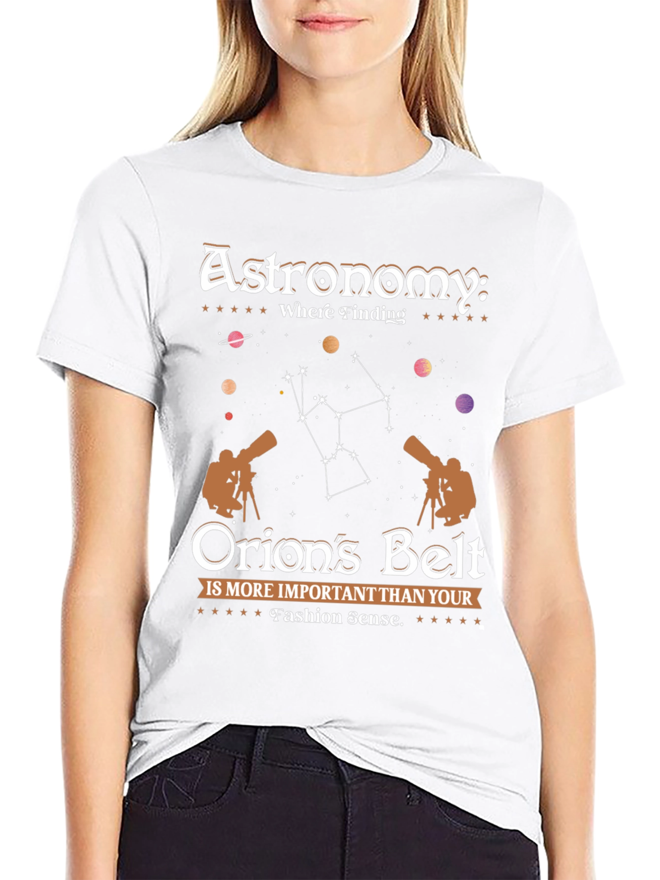 Astronomy Orions Belt Graphic Tee