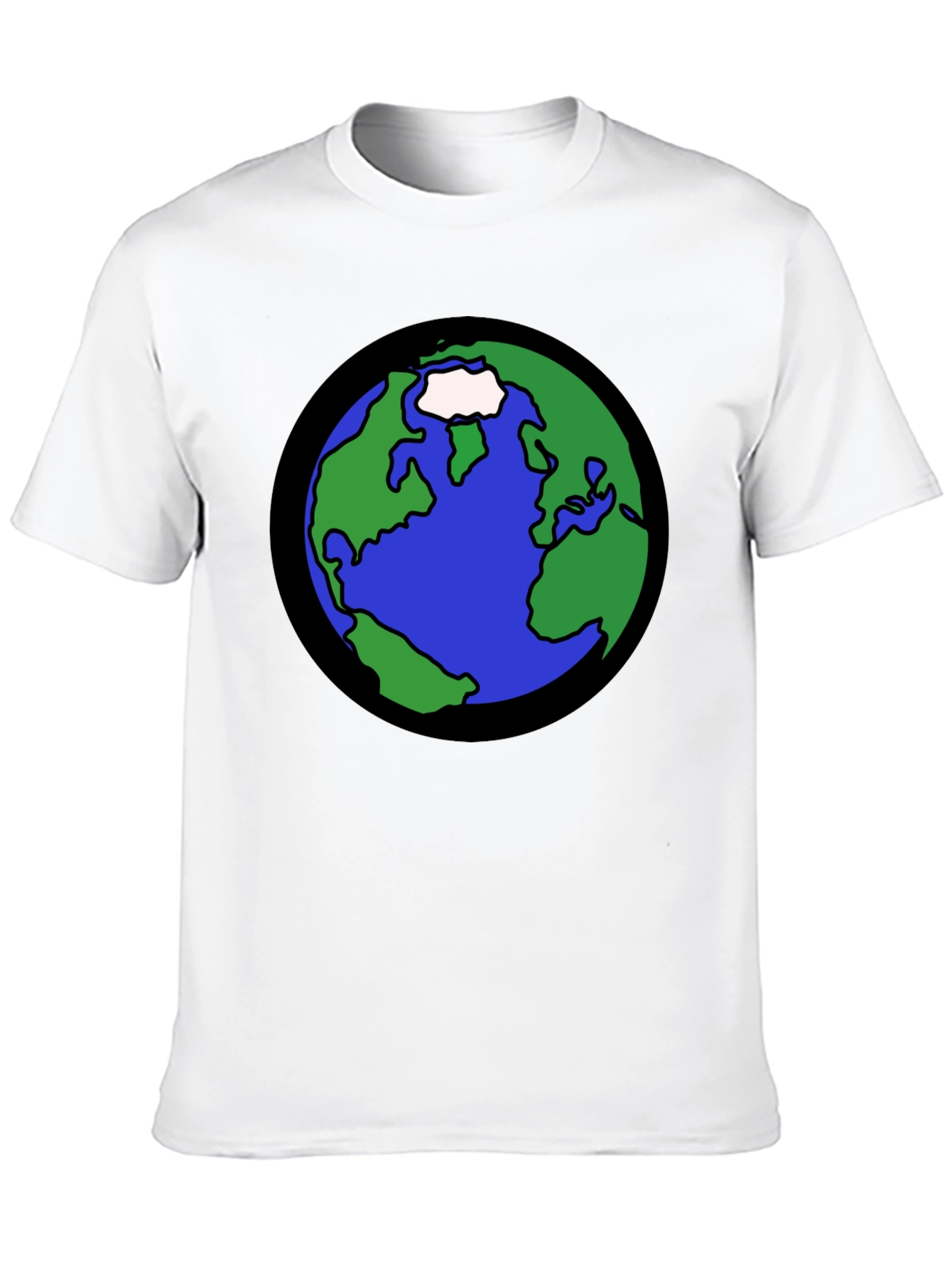 Earth Graphic T-Shirt - Bold Planet Design