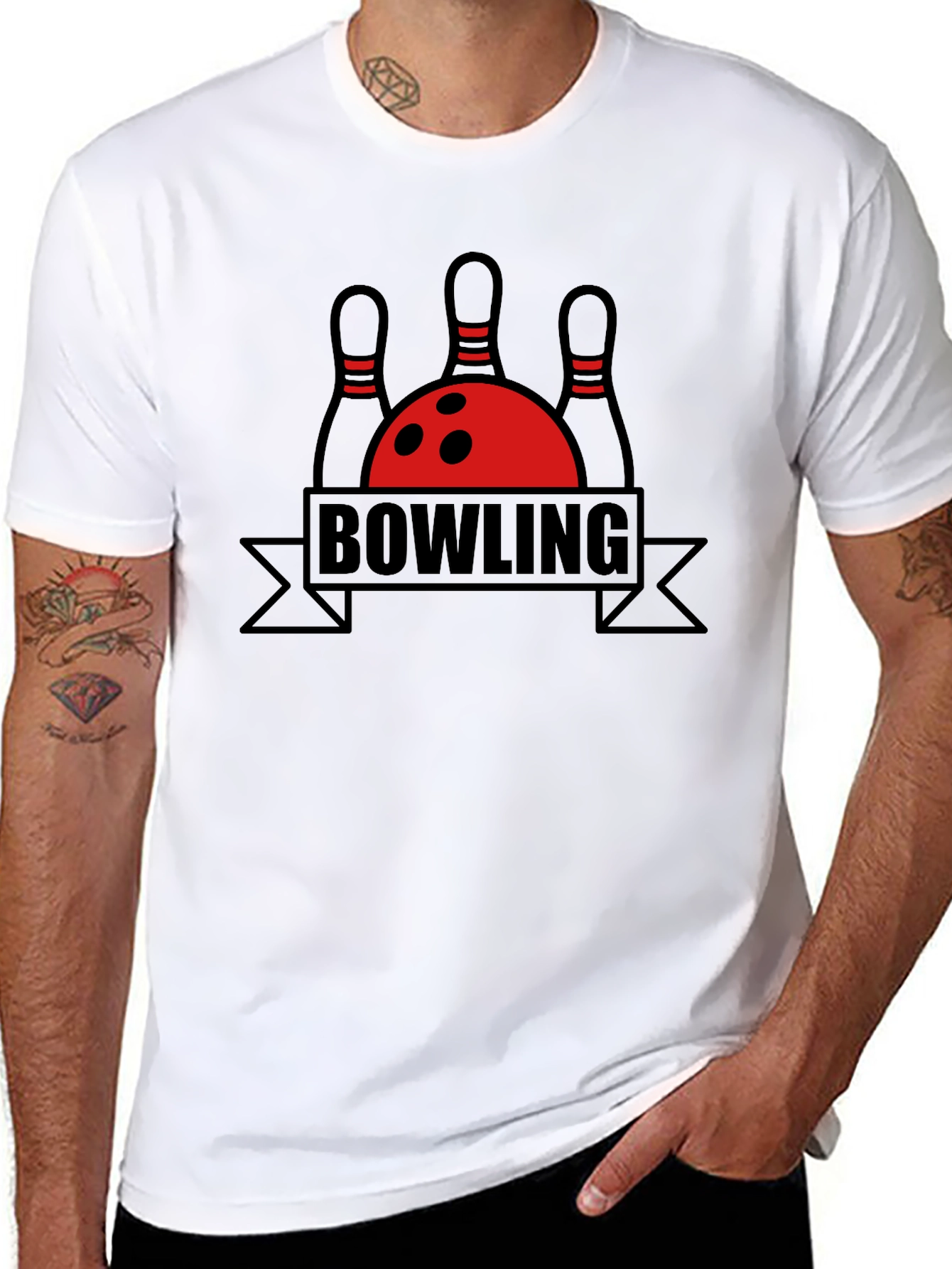 Bowling Graphic Tee - Strike Up Some Fun!